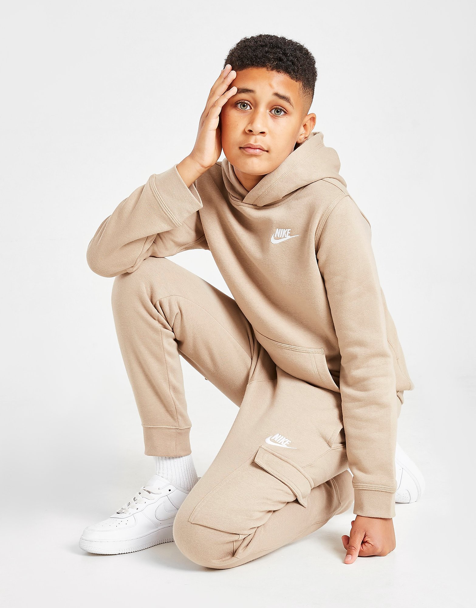 

Nike Club Fleece Cargo Joggers Junior - Brown - Kids, Brown