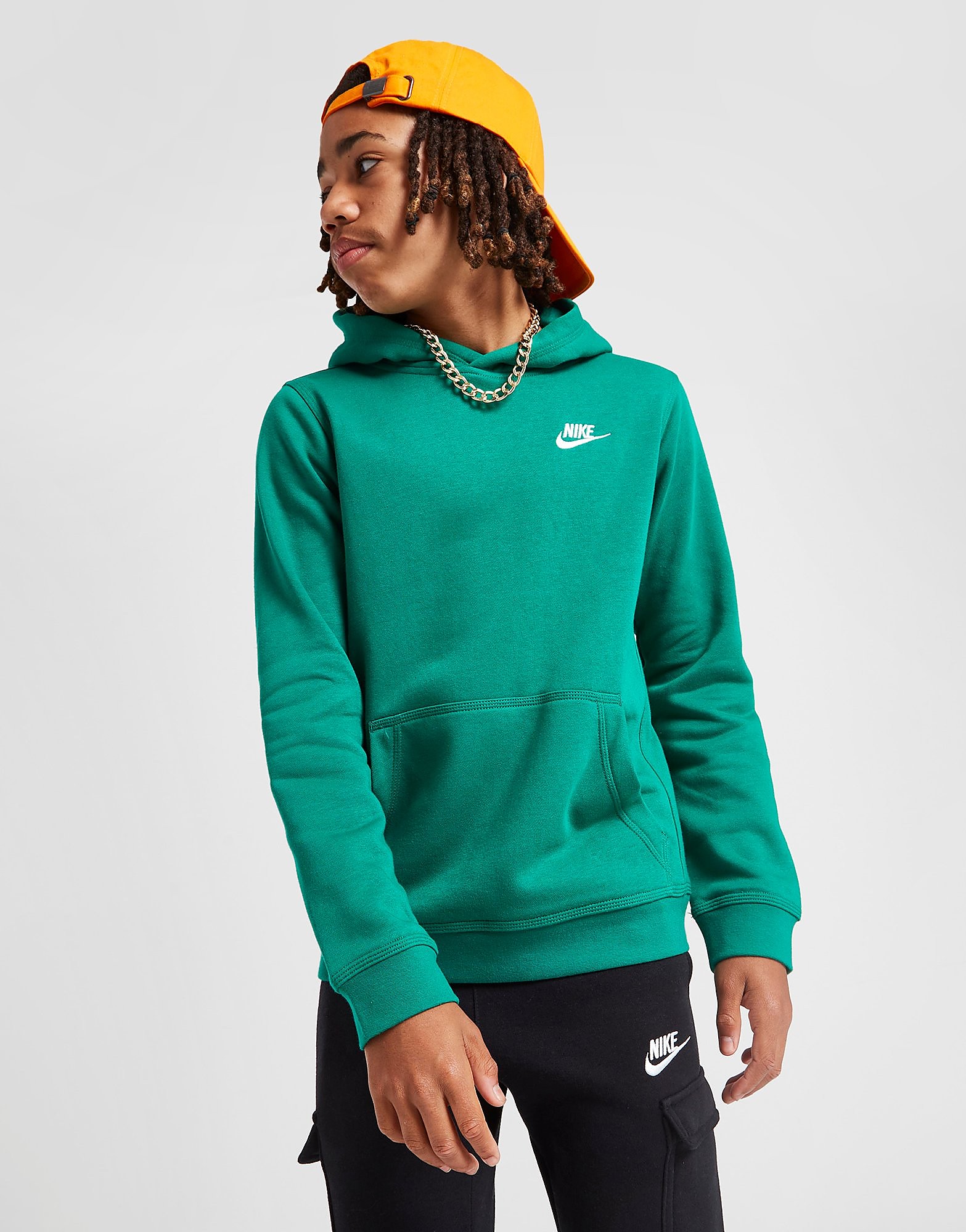

Nike Sportswear Club Pullover Hoodie Junior - Green - Kids, Green