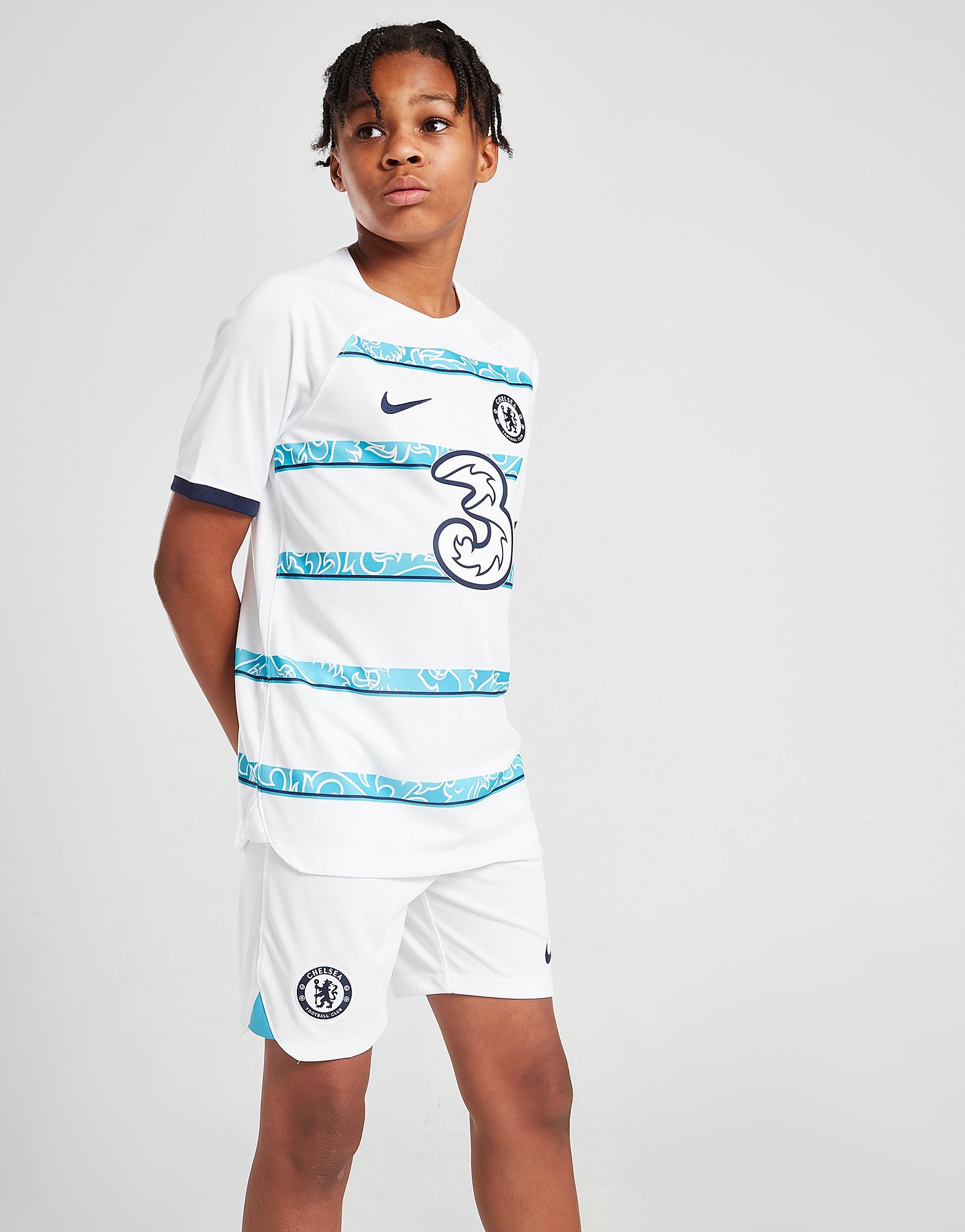 

Nike Chelsea FC 2022/23 Away Shorts Junior - White - Kids, White