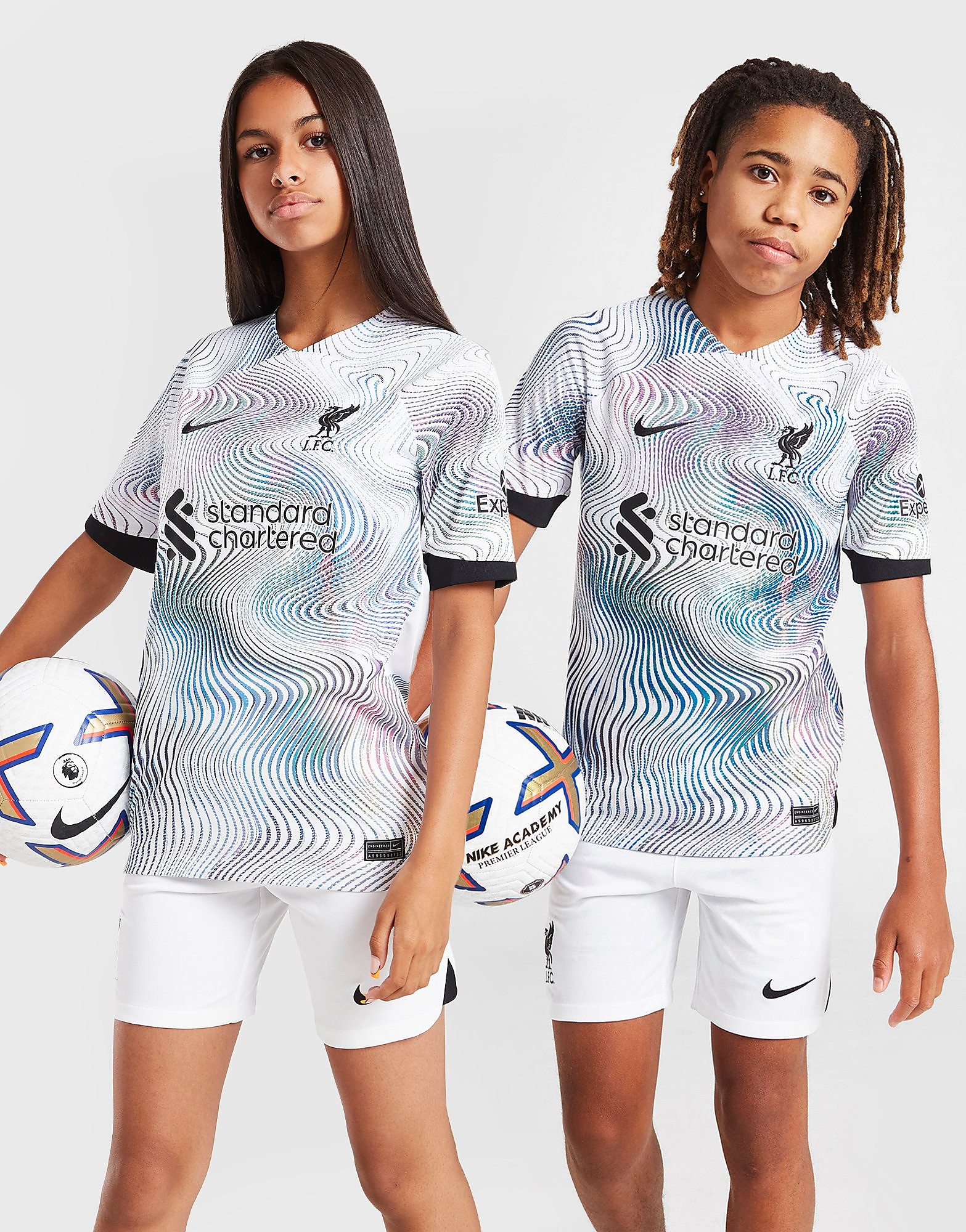 

Nike Liverpool FC 2022/23 Away Shirt Junior - White - Kids, White
