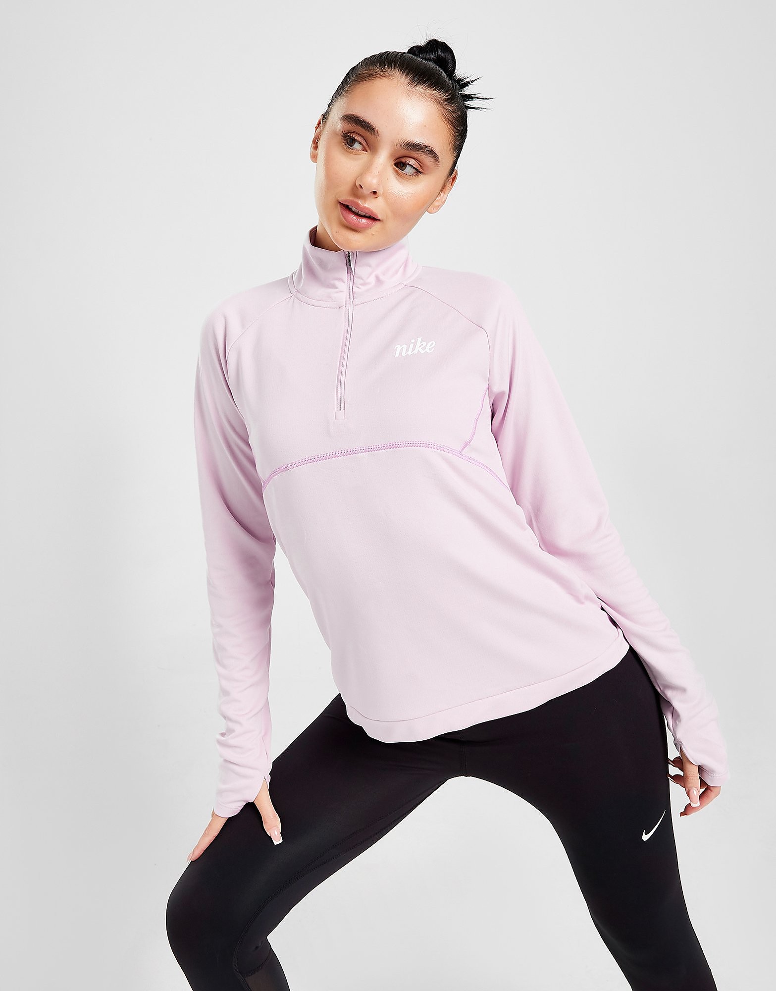 

Nike Training Icon Clash 1/4 Zip Top - Doll/Light Thistle/White - Womens, Doll/Light Thistle/White