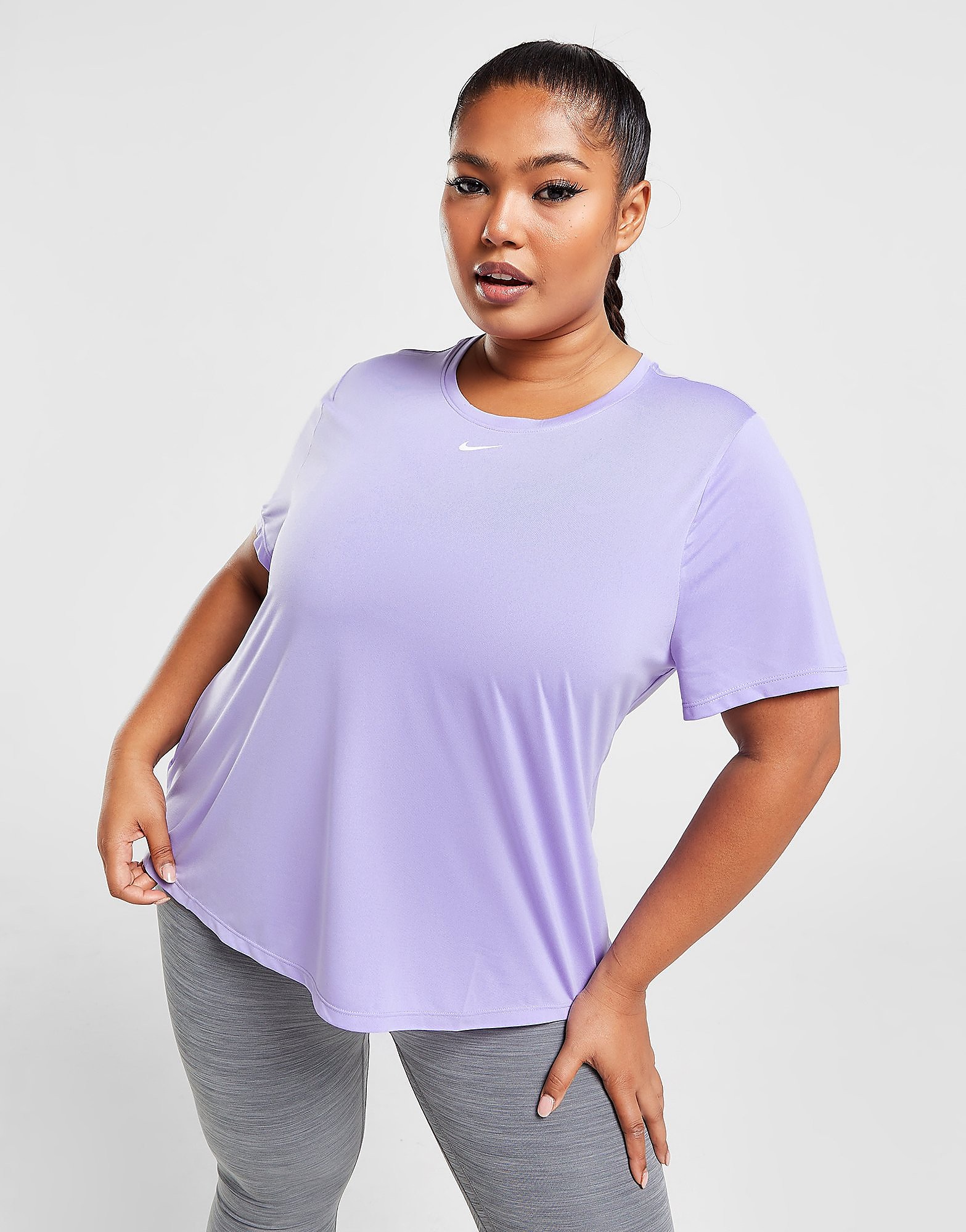 

Nike Plus Size Dri-FIT One T-Shirt - Purple - Womens, Purple