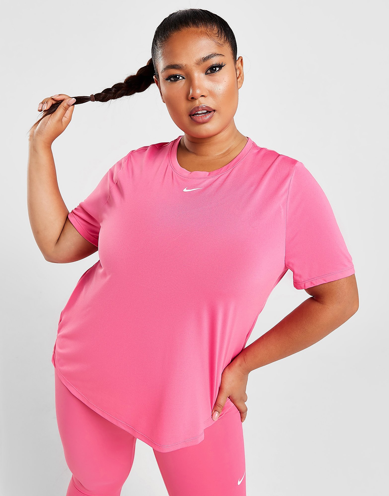 

Nike Plus Size Dri-FIT One T-Shirt - Pink - Womens, Pink