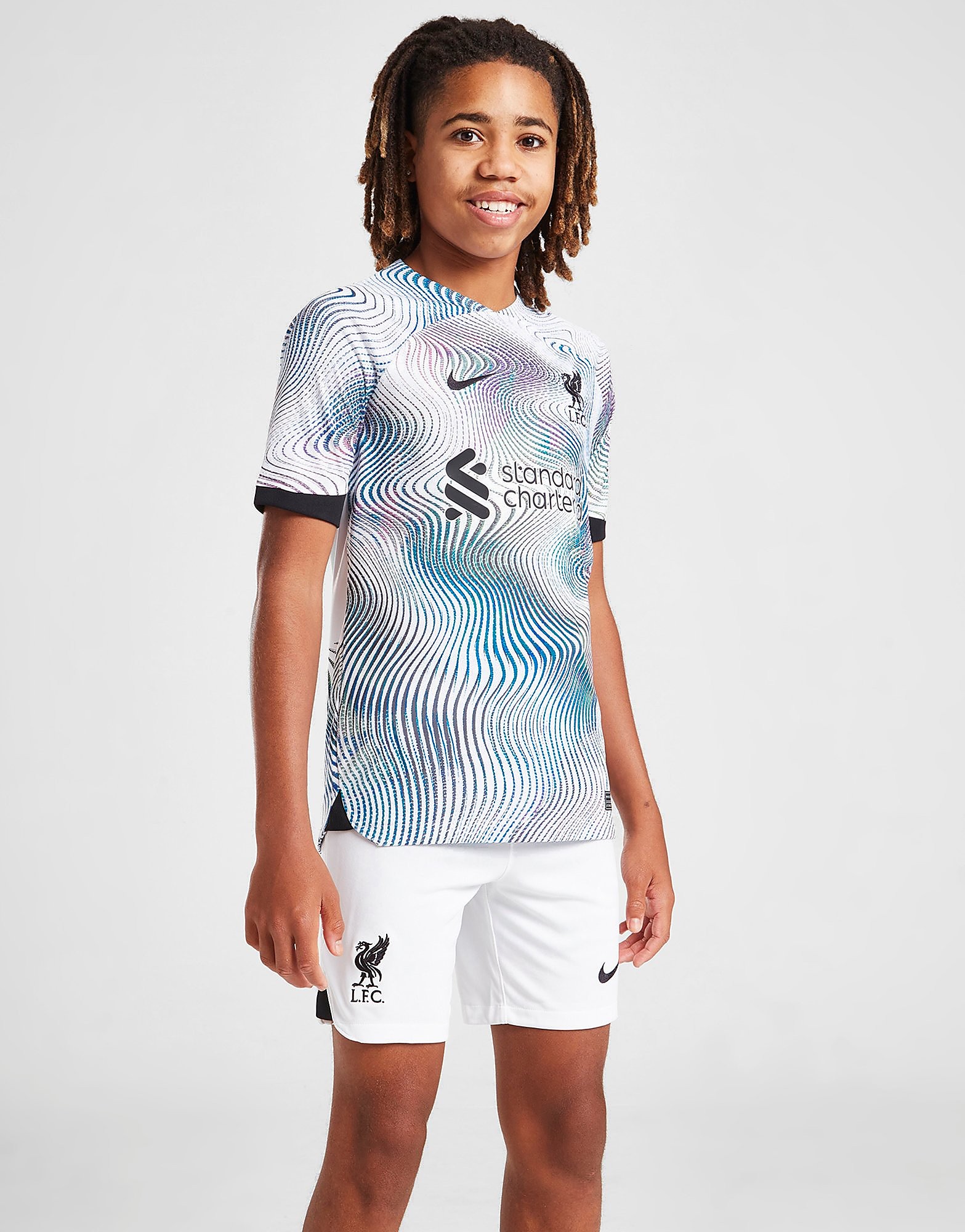 

Nike Liverpool FC 2022/23 Away Shorts Junior - White - Kids, White