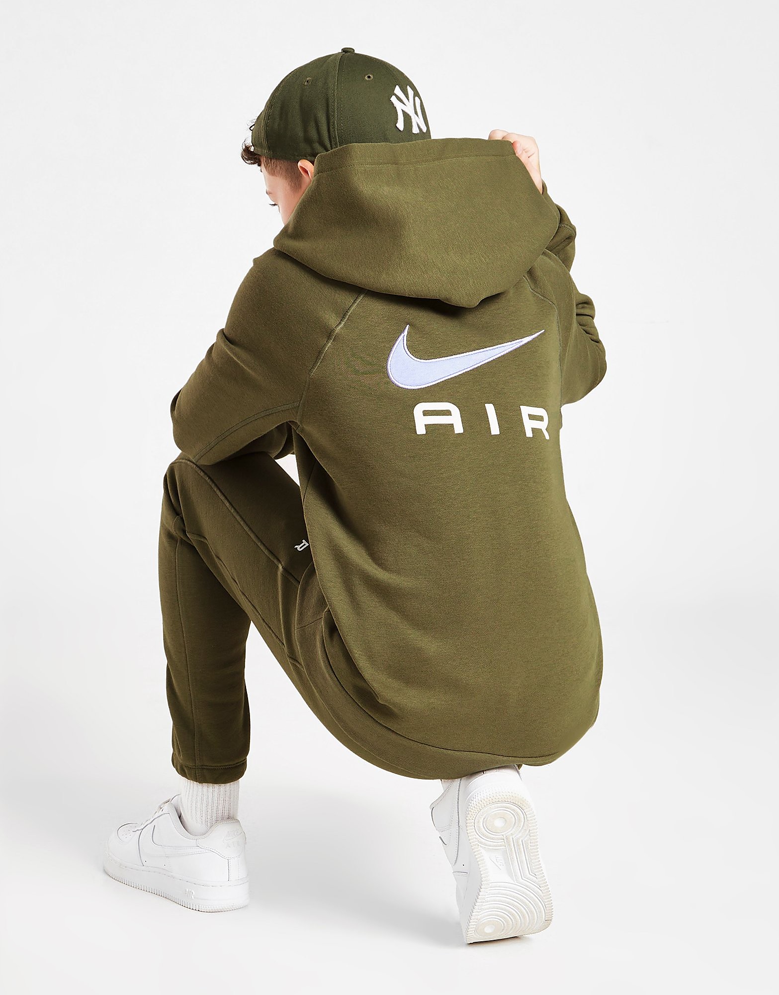 

Nike Air Pullover Hoodie Junior - Medium Olive - Kids, Medium Olive