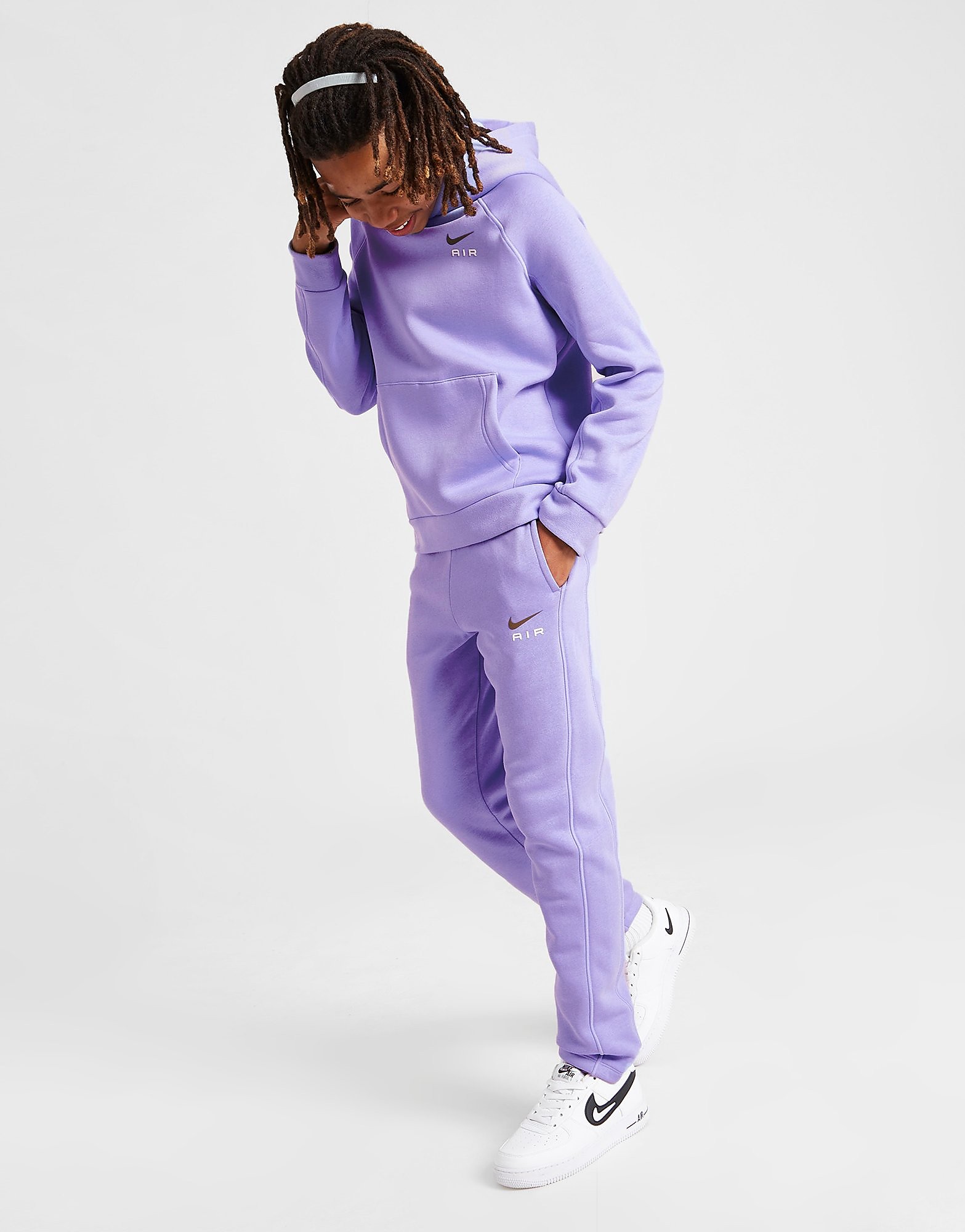 Nike Air Joggers Junior - Light Thistle/White - Kids, Light Thistle/White