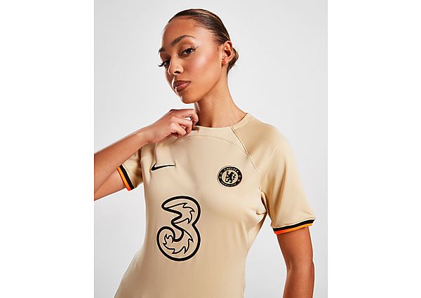Nike Chelsea FC 2022/23 Third Shirt Women's, Sesame/Black