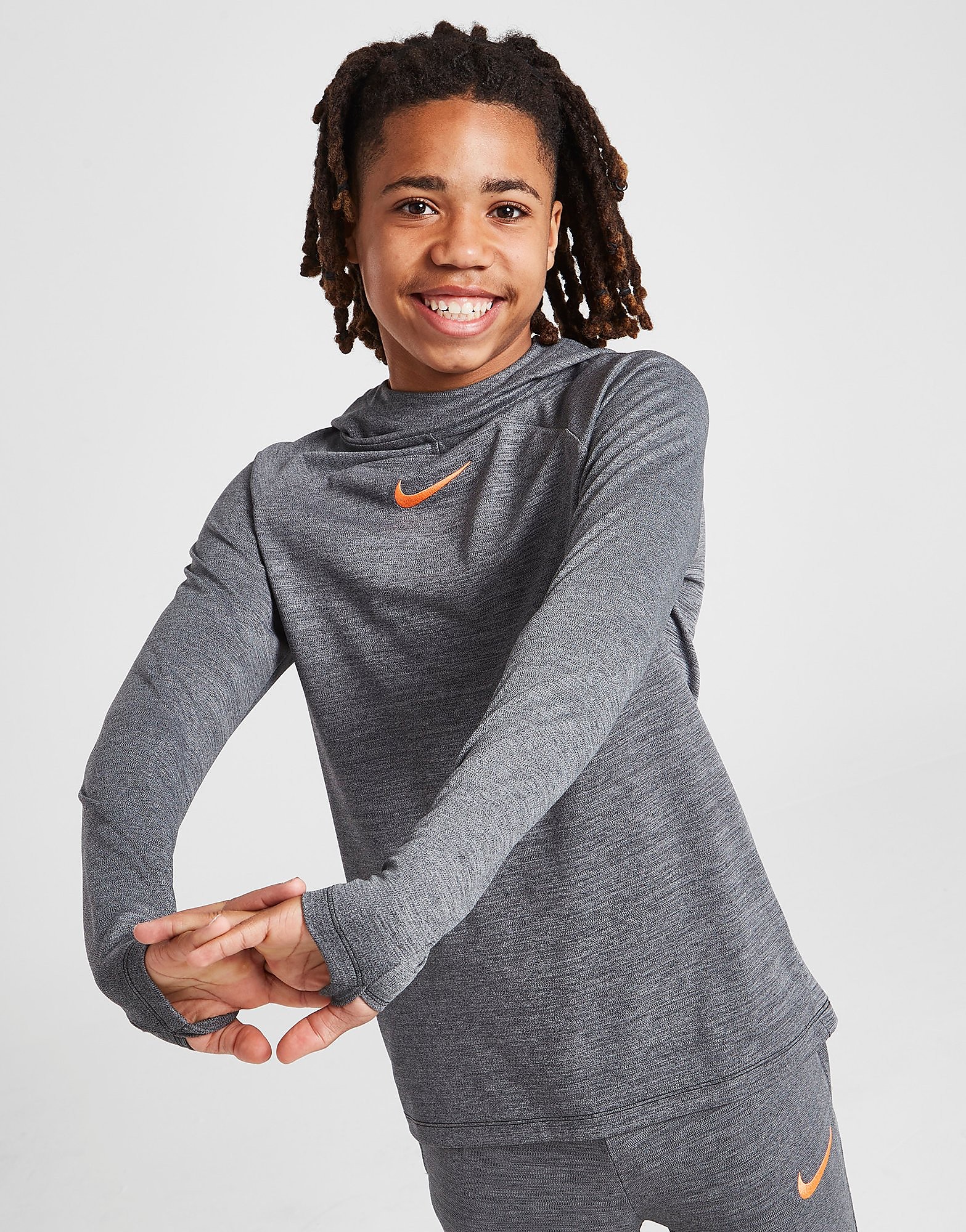 

Nike Academy Pullover Hoodie Junior - Black/Sunset Glow - Kids, Black/Sunset Glow