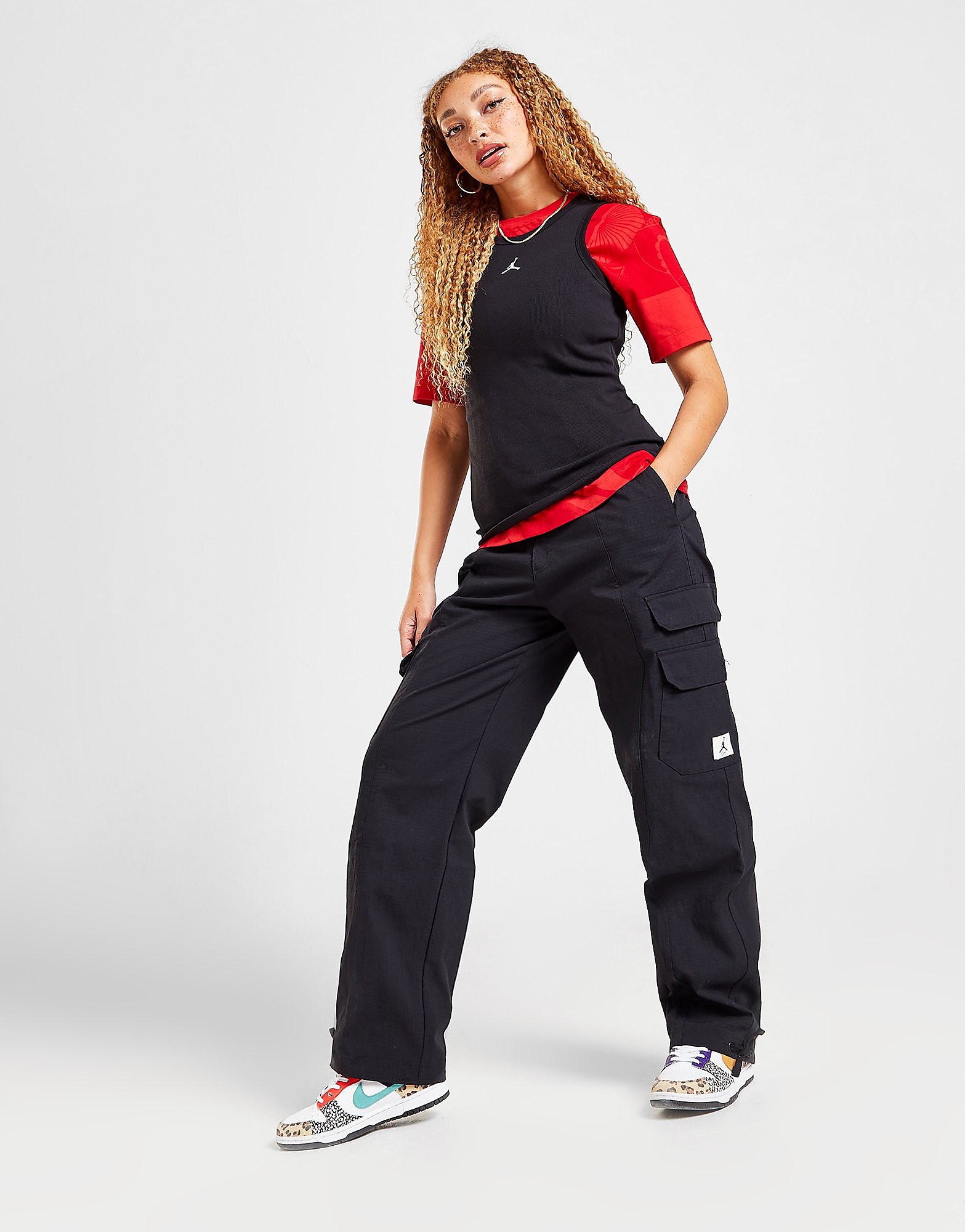 

Jordan Flight Chicago Cargo Pants - Black - Womens, Black