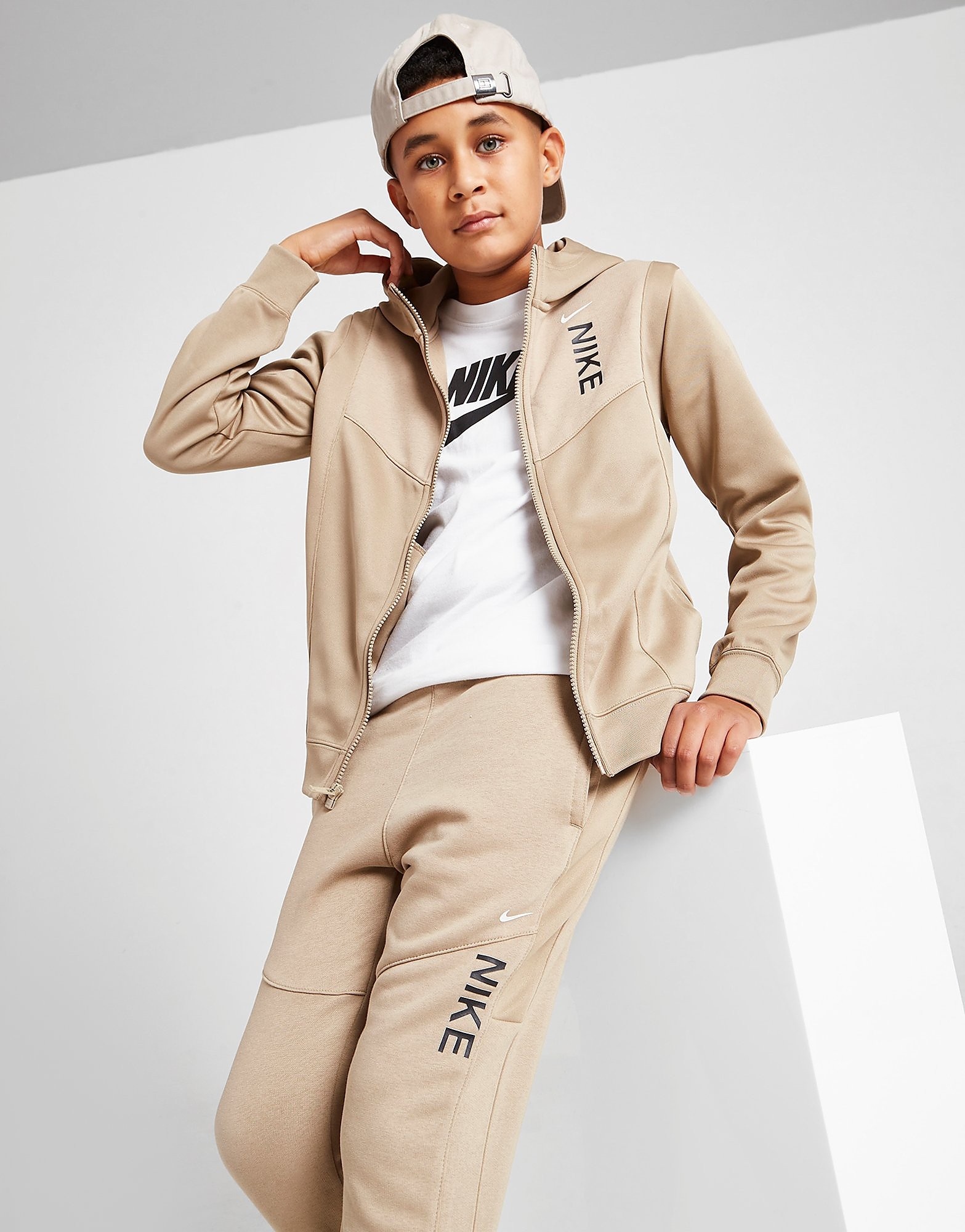 

Nike Full Zip Hybrid Hoodie Junior - Only at JD - Khaki/Khaki/Khaki - Kids, Khaki/Khaki/Khaki