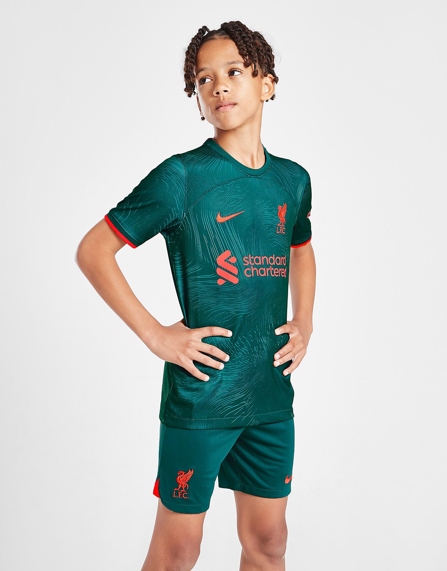 

Nike Liverpool FC 2022/23 Third Shorts Junior - Dark Atomic Teal/Siren Red - Kids, Dark Atomic Teal/Siren Red