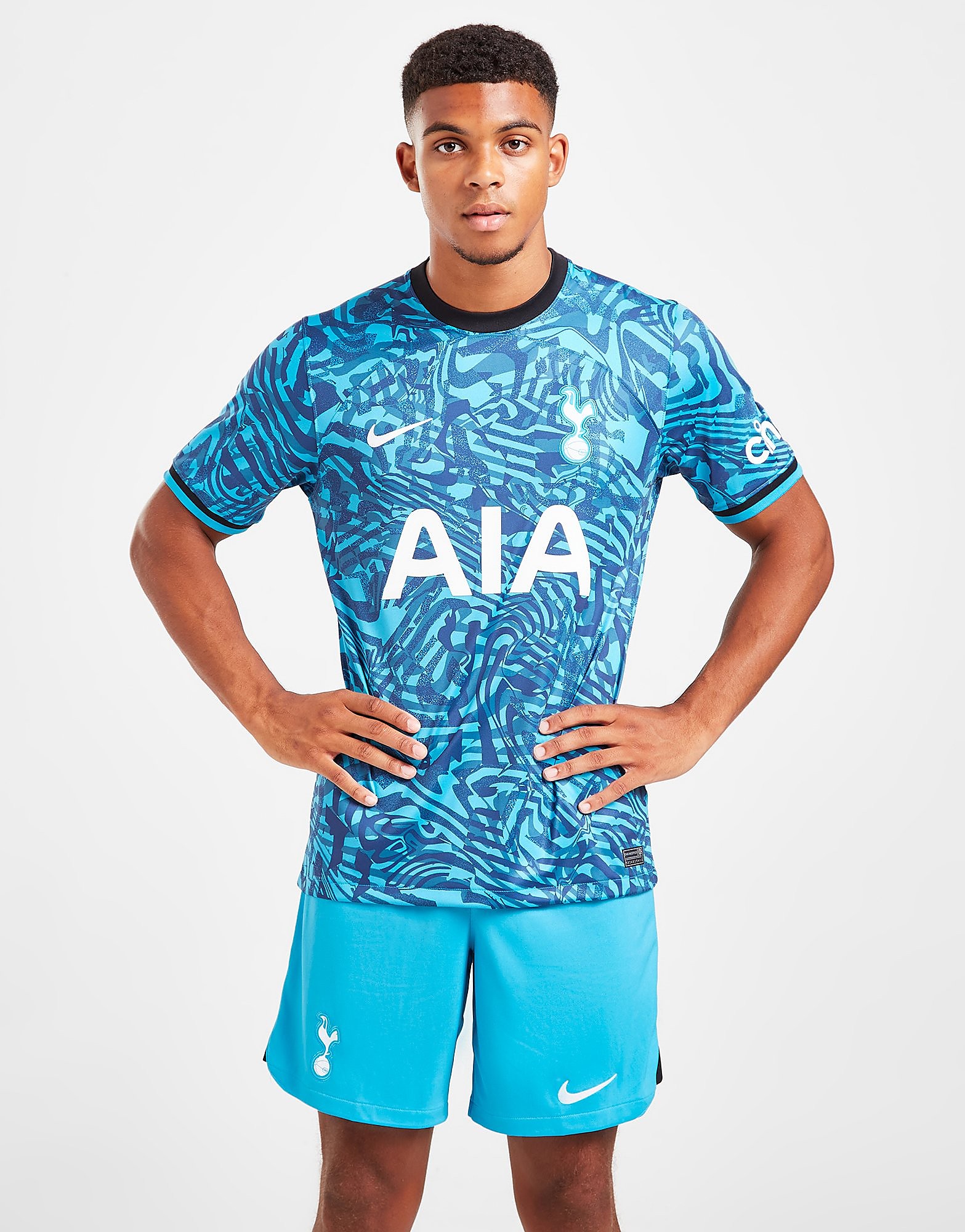 

Nike Tottenham Hotspur FC 2022/23 Third Shorts - Dark Turquoise/Black/White - Mens, Dark Turquoise/Black/White