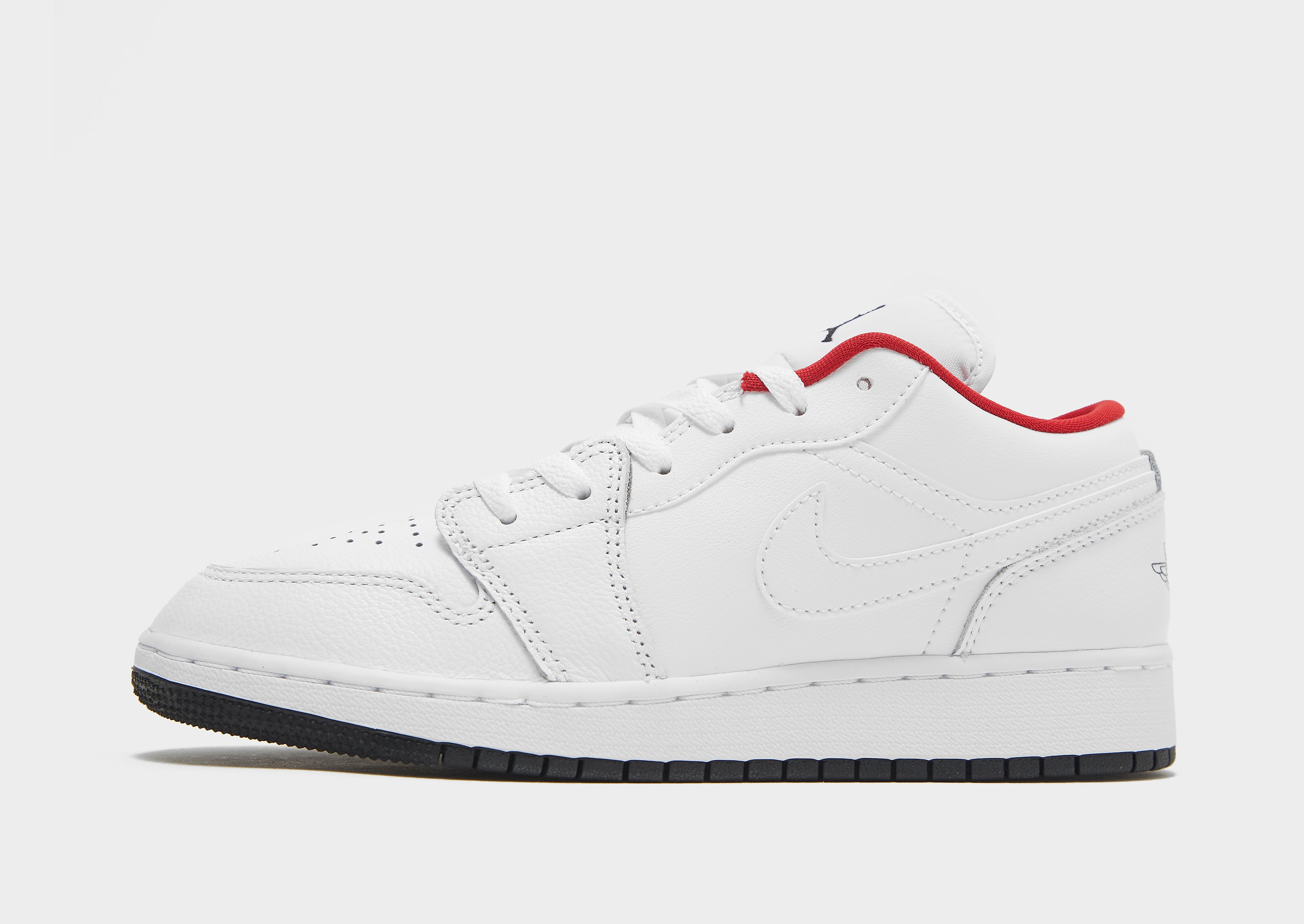 

Jordan Air 1 Low Junior - WHITE/WHT/RED/U'BLU - Kids, WHITE/WHT/RED/U'BLU