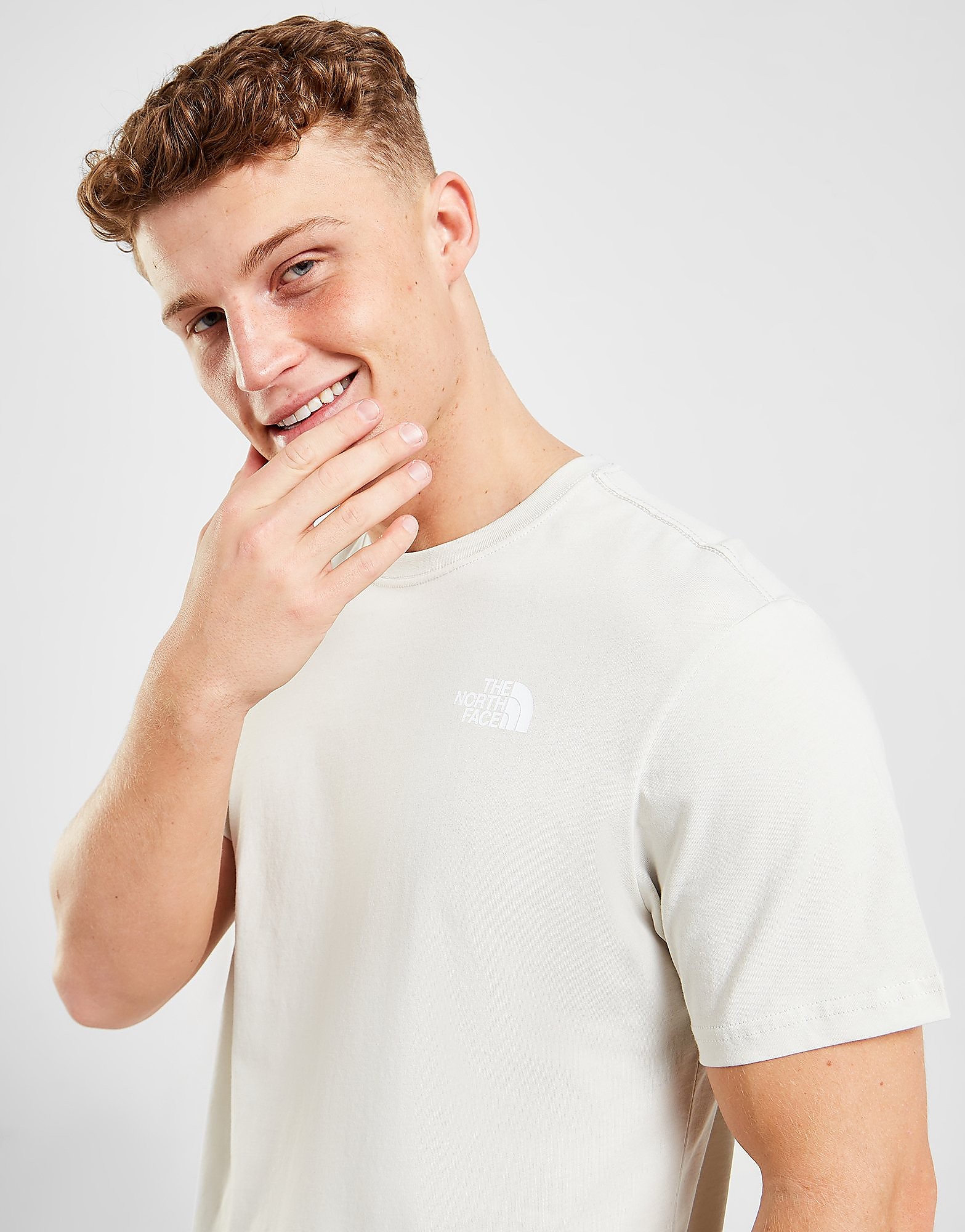 The North Face Red Box T-Shirt - Only at JD - Grey/LT'GY - Mens, Grey/LT'GY