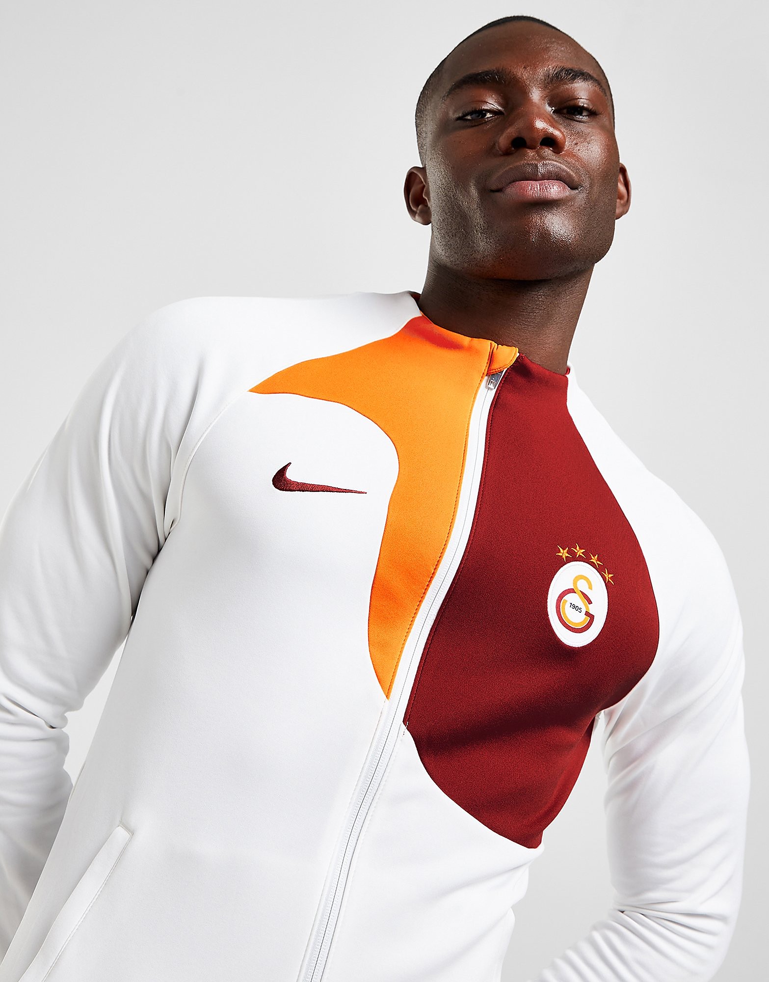 

Nike Galatasaray Away 2022 Anthem Jacket - White/Pepper Red/Vivid Orange/Pepper Red - Mens, White/Pepper Red/Vivid Orange/Pepper Red