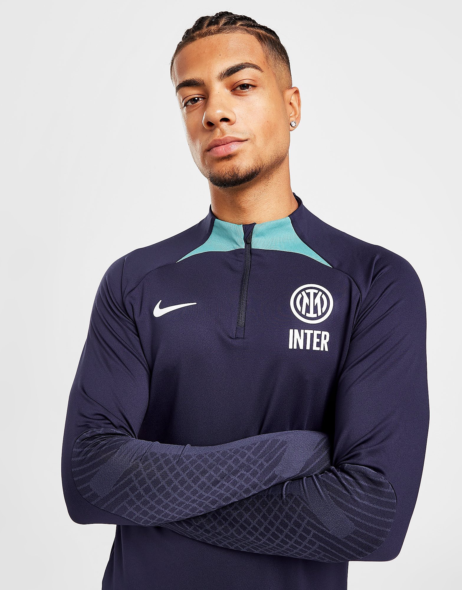 

Nike Inter Milan Strike Drill Top - Blackened Blue/White - Mens, Blackened Blue/White