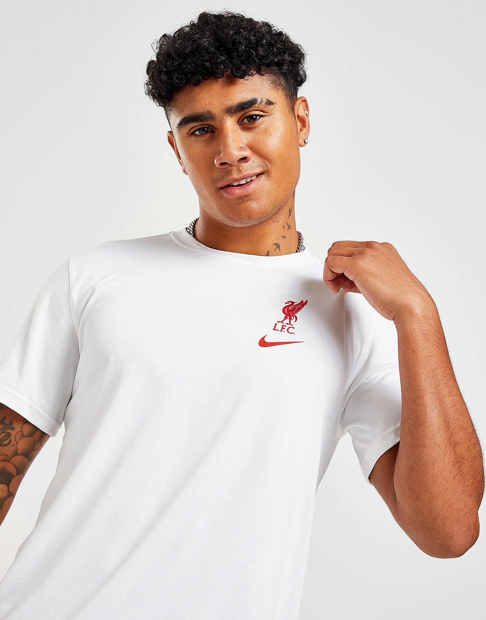

Nike Liverpool FC Voice T-Shirt - White - Mens, White