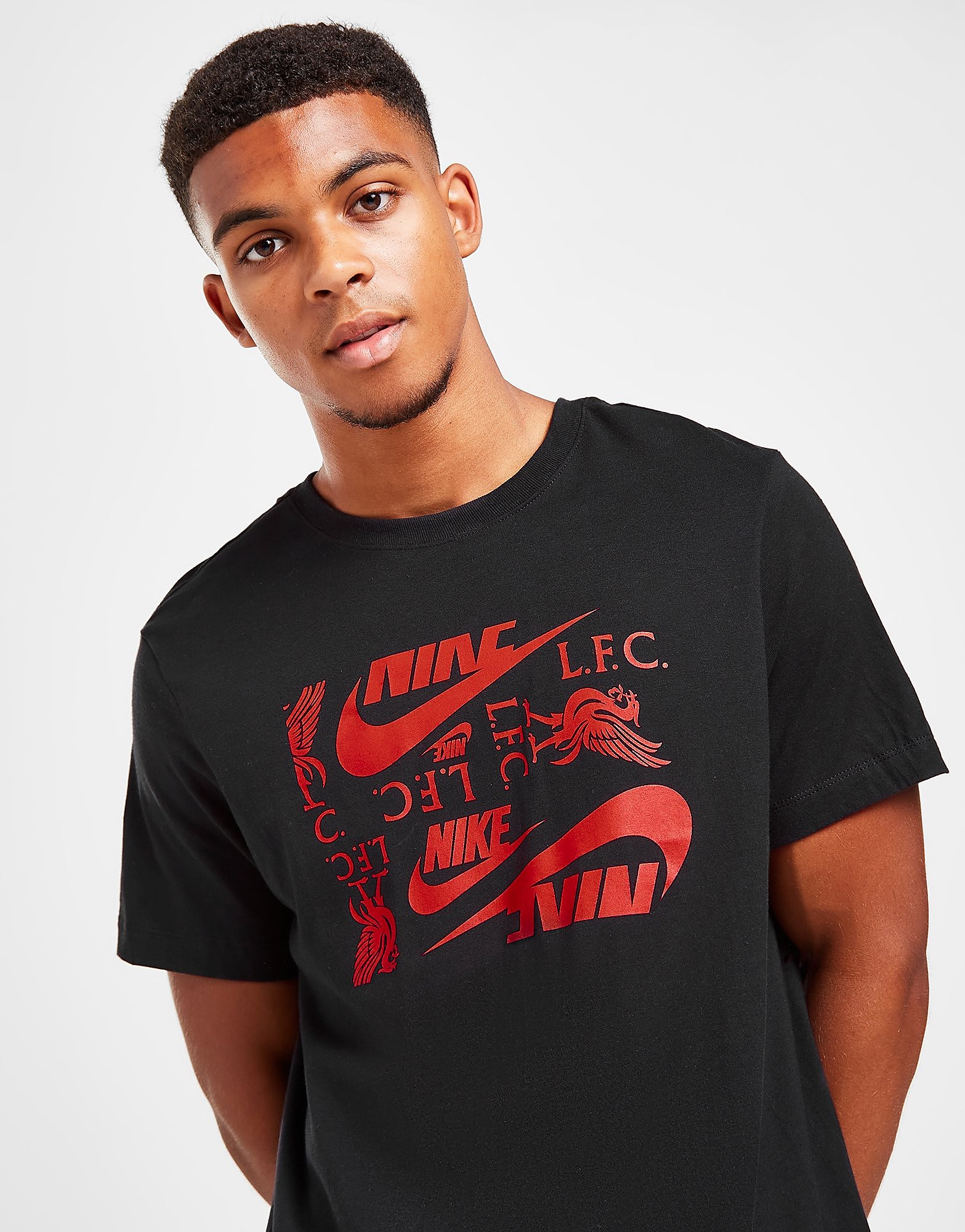 

Nike Liverpool FC Original Short Sleeve T-Shirt - Black - Mens, Black