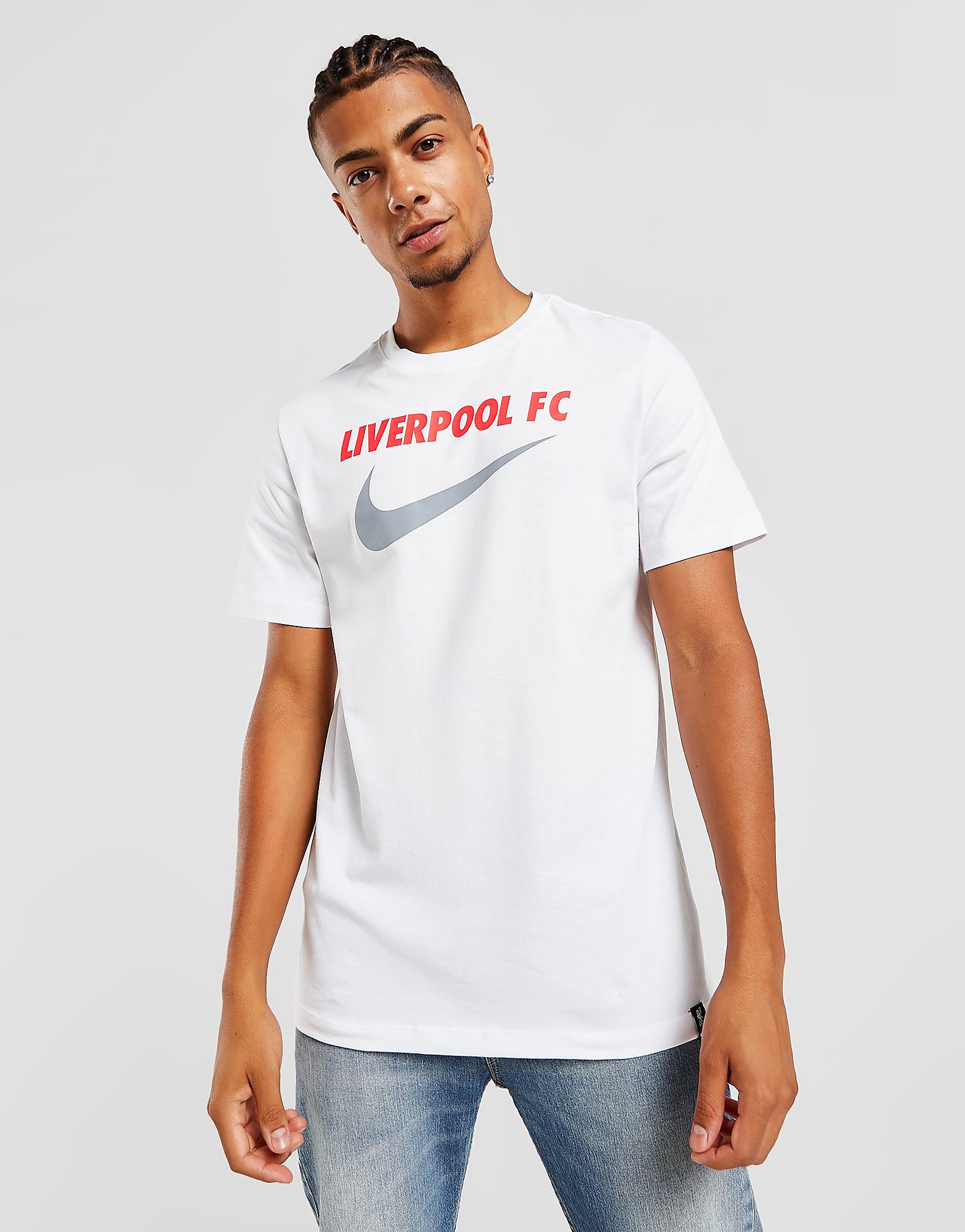 

Nike Liverpool FC Swoosh T-Shirt - White - Mens, White