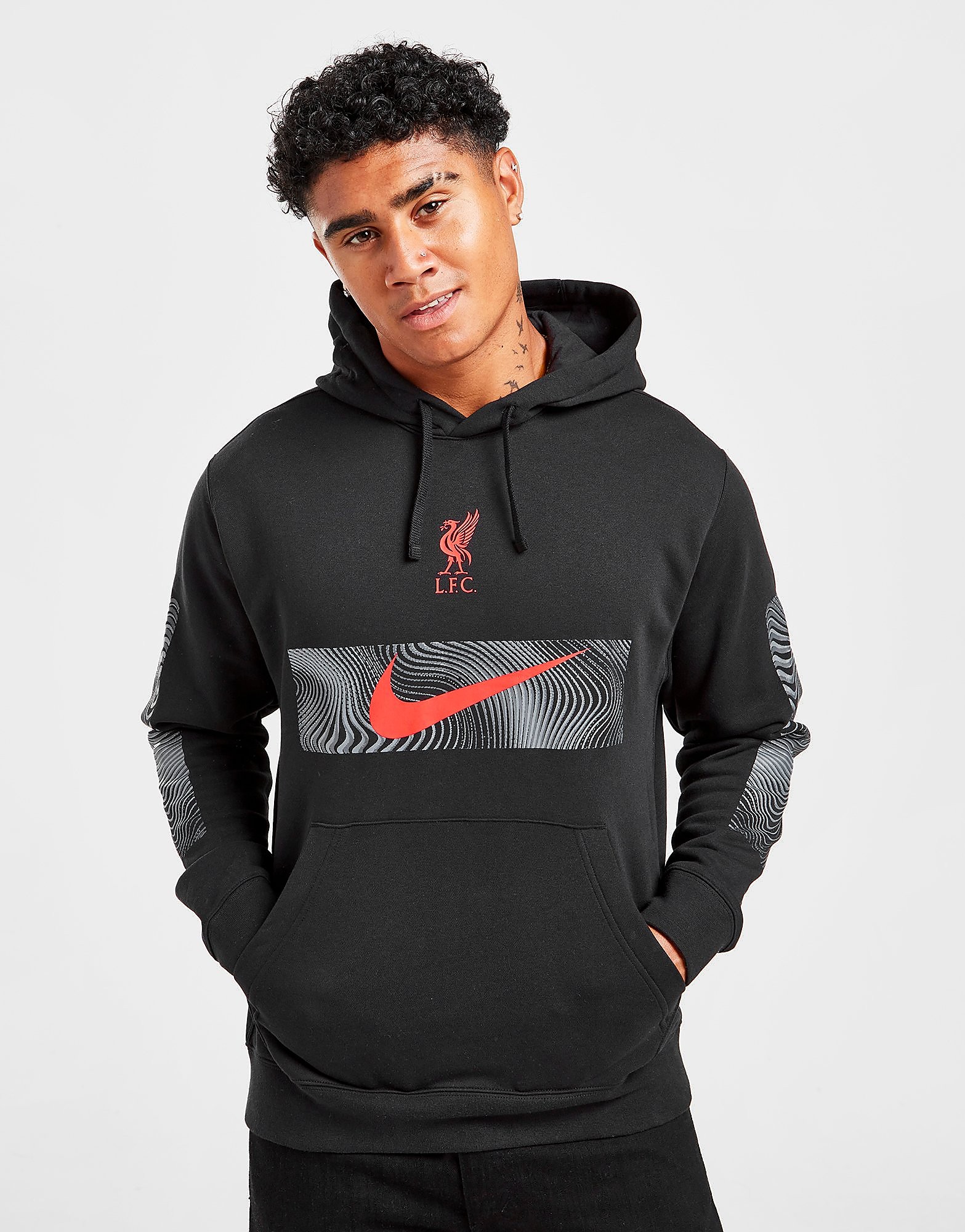 

Nike Liverpool FC Pullover Hoodie - Black - Mens, Black