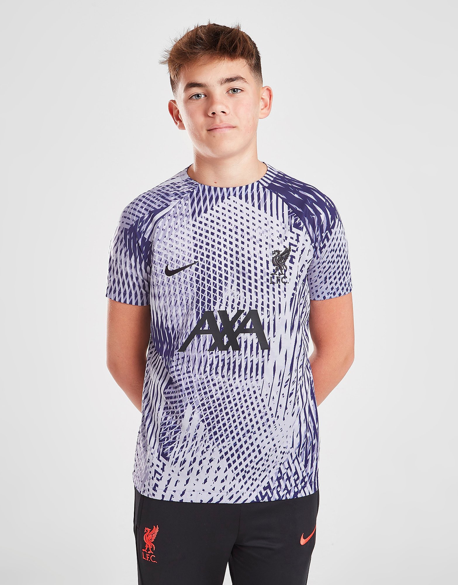 

Nike Liverpool FC All Weather Pre Match Shirt Junior - Purple - Kids, Purple