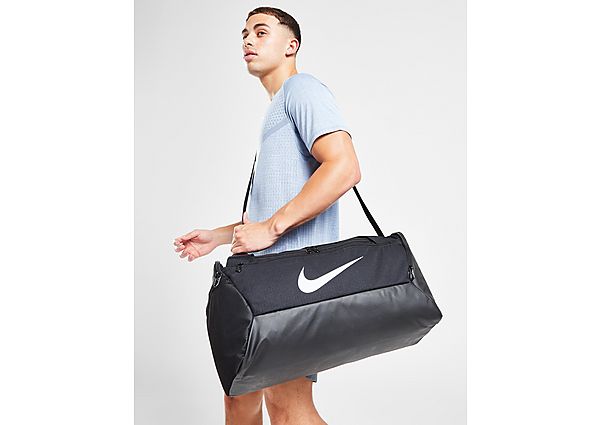 Nike Brasilia Small Duffel Bag - Black/Black/White, Black/Black/White