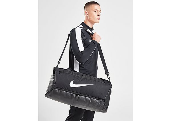 Nike Medium Brasilia Bag - Black/Black/White, Black/Black/White