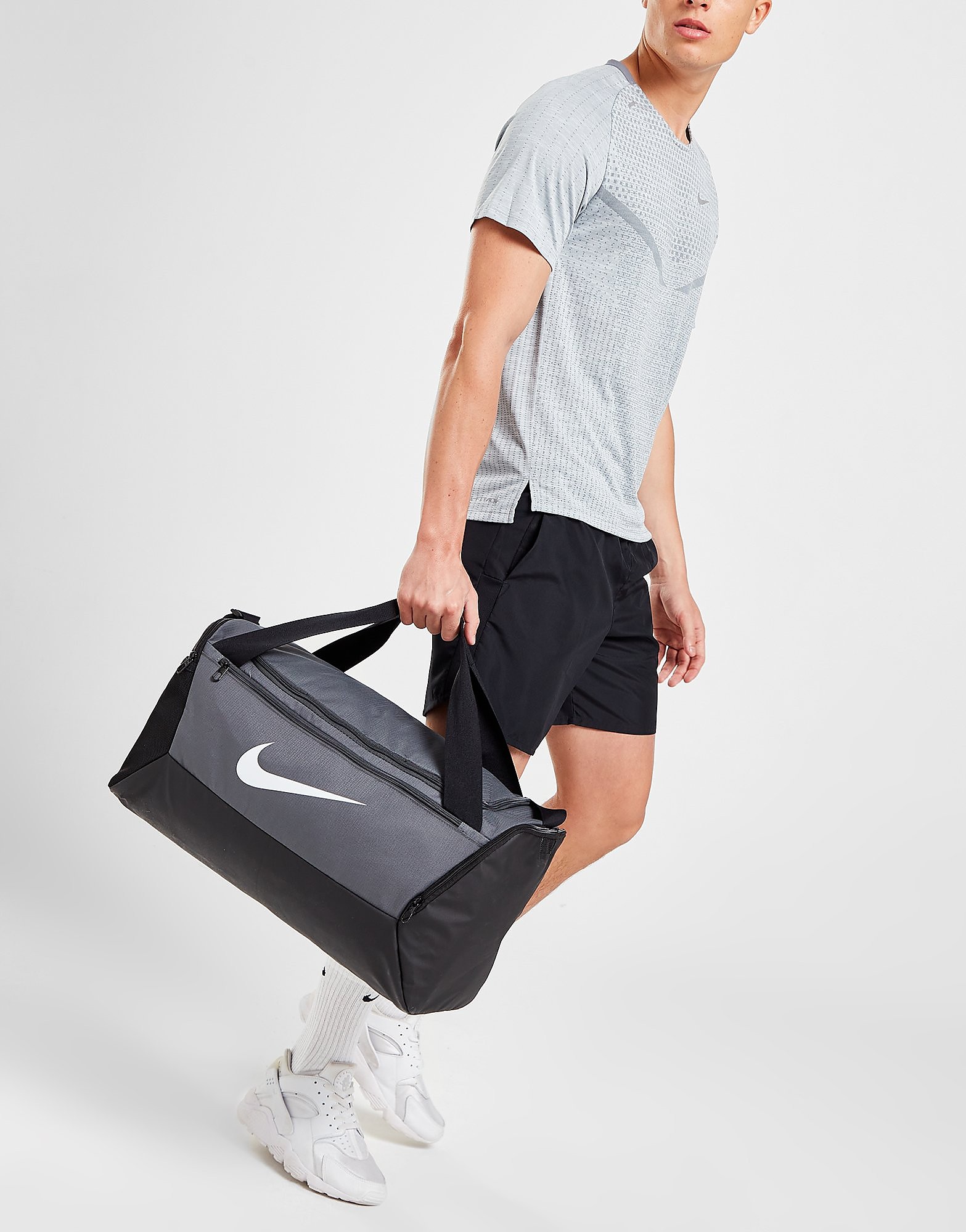 

Nike Small Brasilia Bag - GREY - Womens, GREY