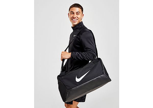 Nike Brasilia Large Duffle Bag - Black/Black/White, Black/Black/White