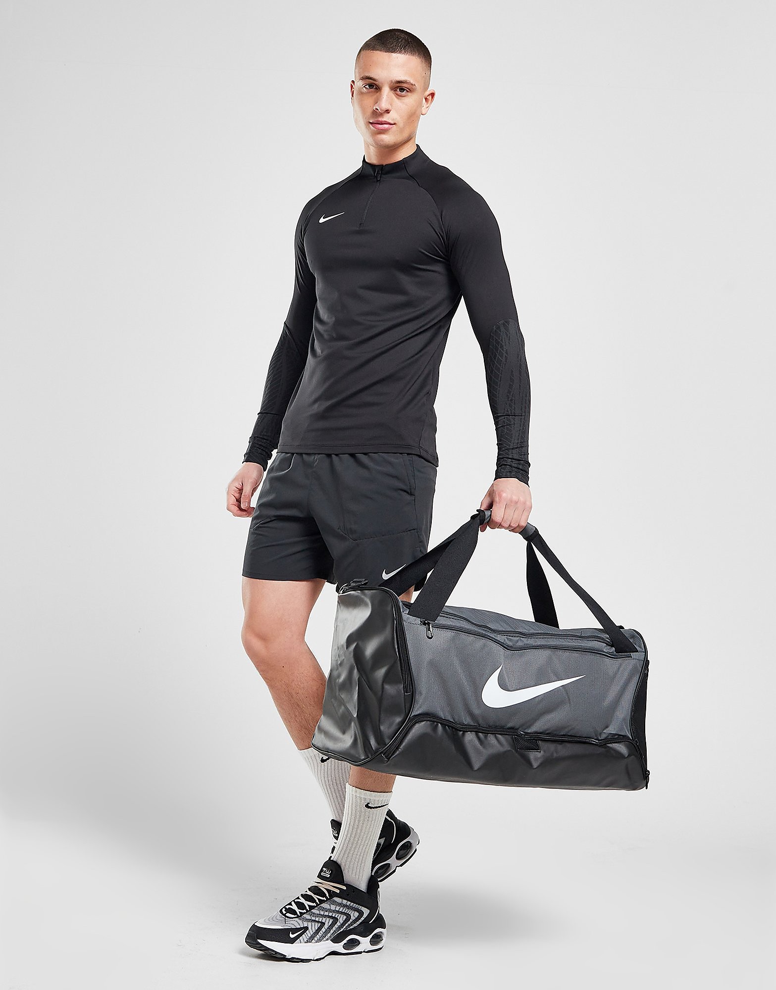 

Nike Medium Brasilia Bag - Grey - Womens, Grey