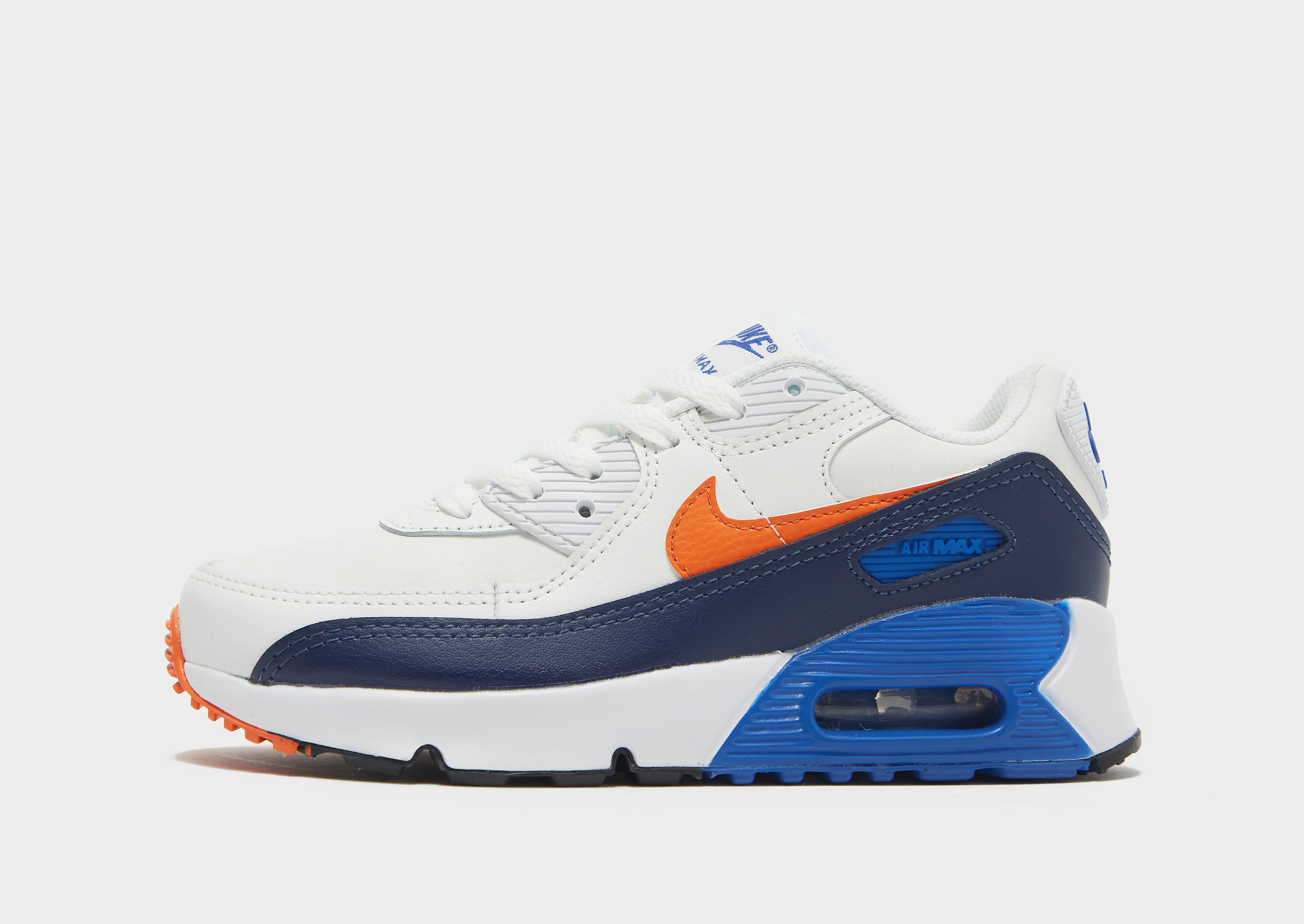 

Nike Air Max 90 Leather Children - White - Kids, White