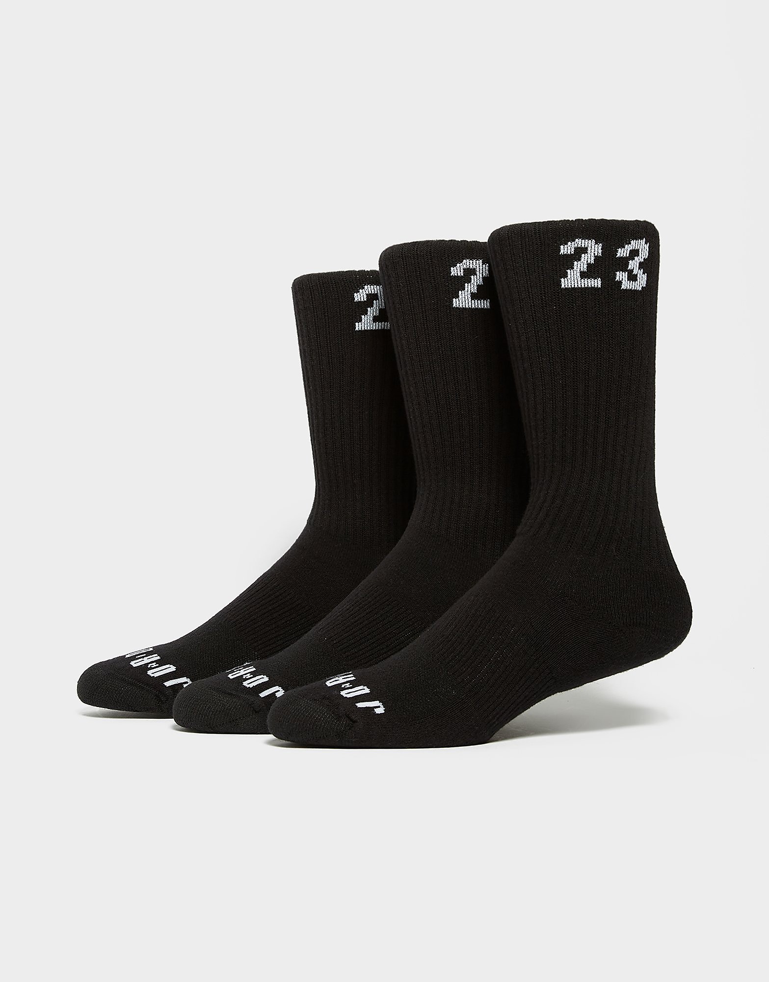 

Jordan 3-Pack Crew Socks - Black - Womens, Black