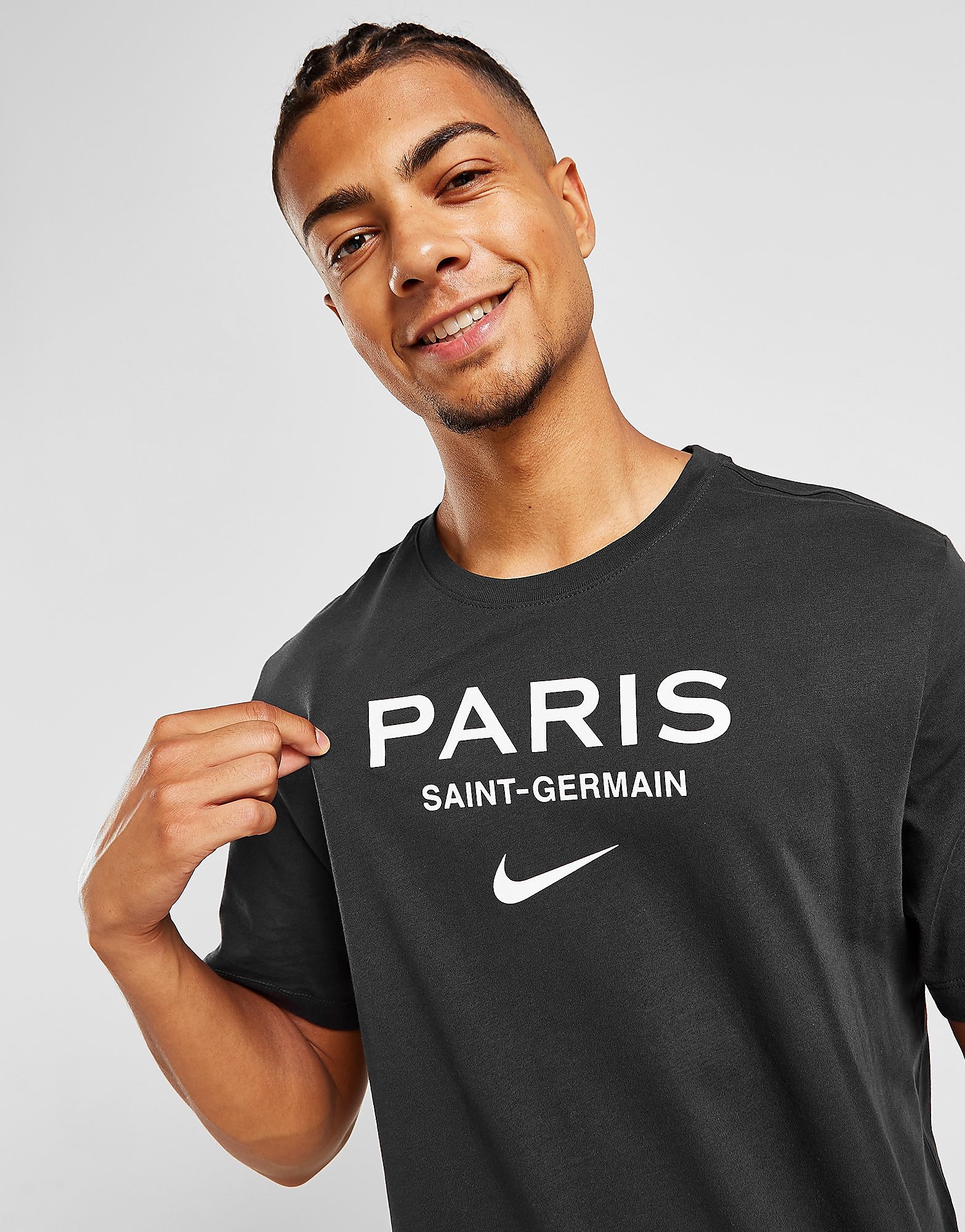 

Nike Paris Saint Germain Swoosh T-Shirt - Oil Grey - Mens, Oil Grey