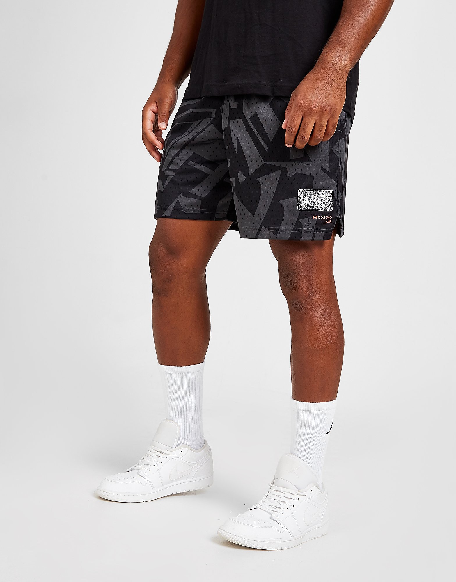 

Jordan Paris Saint Germain All Over Print Shorts - Grey - Mens, Grey