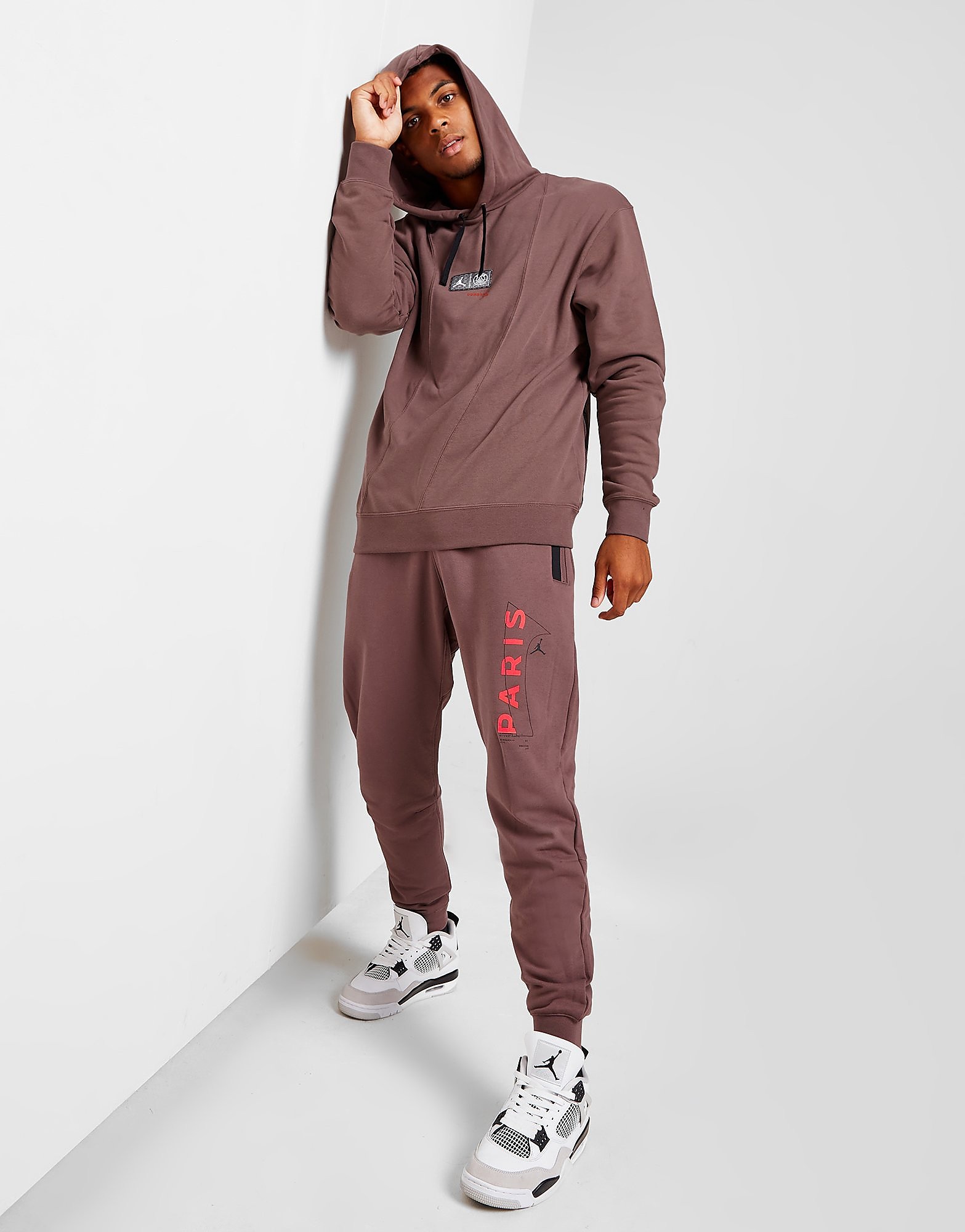 

Jordan Paris Saint Germain Fleece Joggers - Brown - Mens, Brown