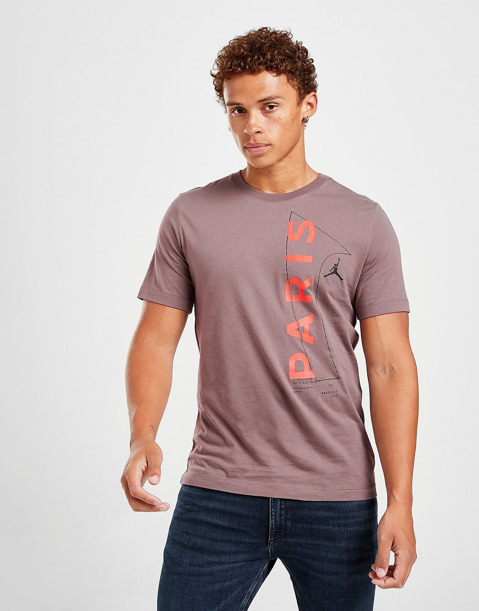 

Jordan Paris Saint Germain Wordmark T-Shirt - Brown - Mens, Brown