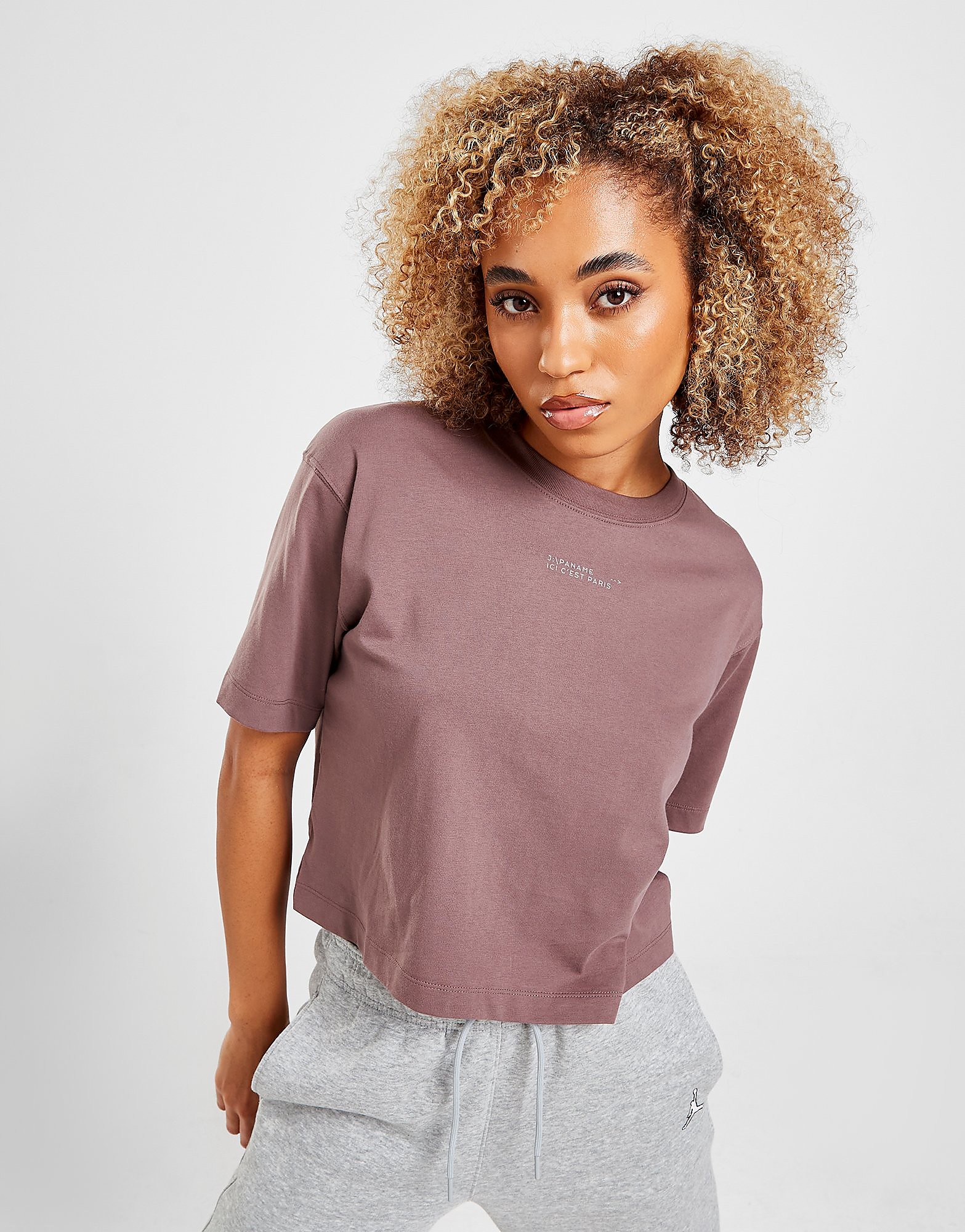 

Jordan Paris Saint Germain Boxy Graphic T-Shirt - PURPLE - Womens, PURPLE