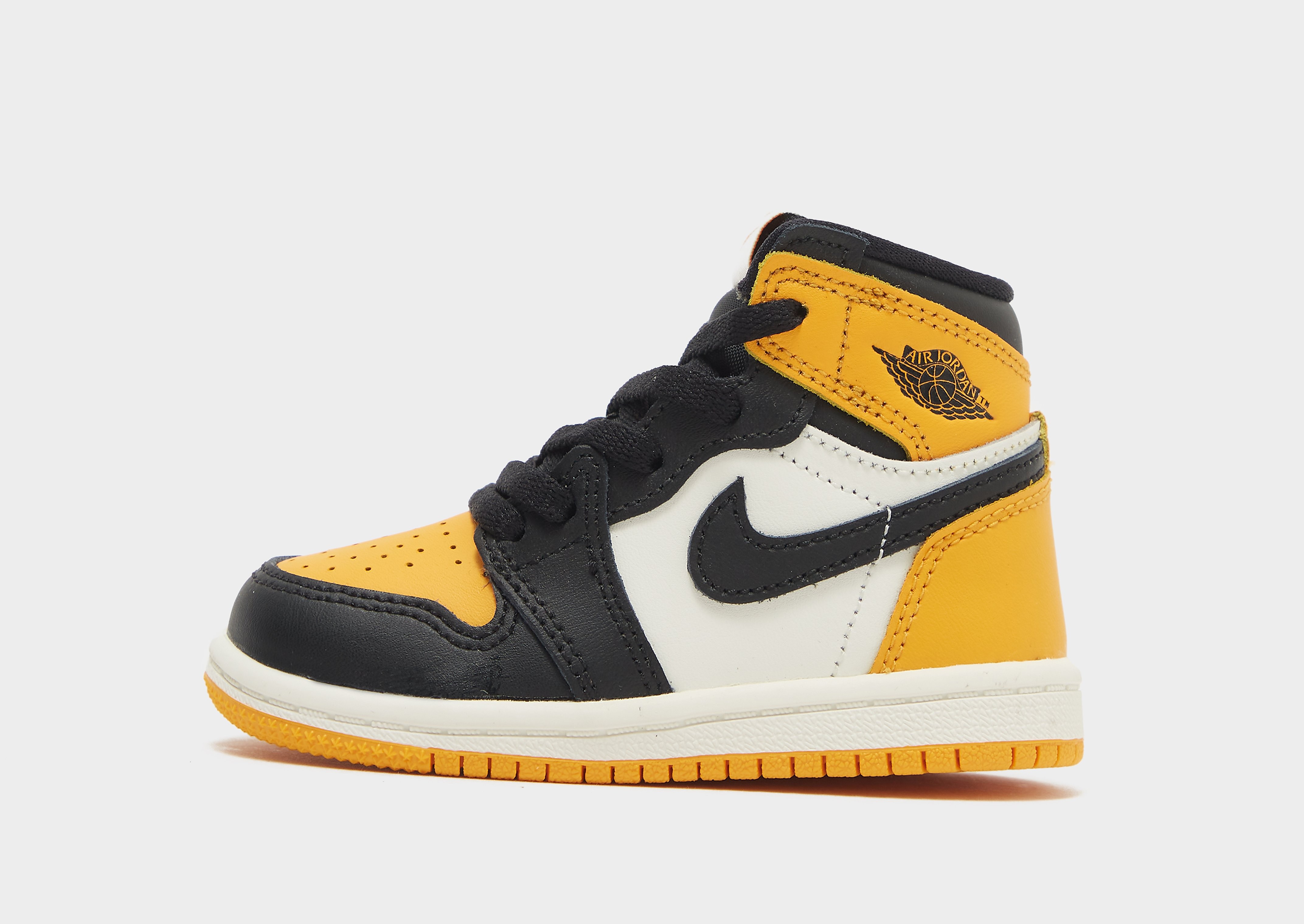 Jordan Air 1 Retro High OG Infant's - Yellow/Black - Kids, Yellow/Black