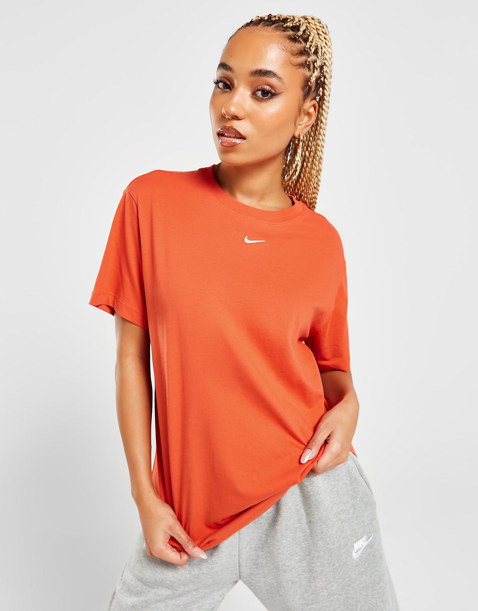 

Nike Sportswear Essential Oversized T-Shirt Women's - Orange, Orange