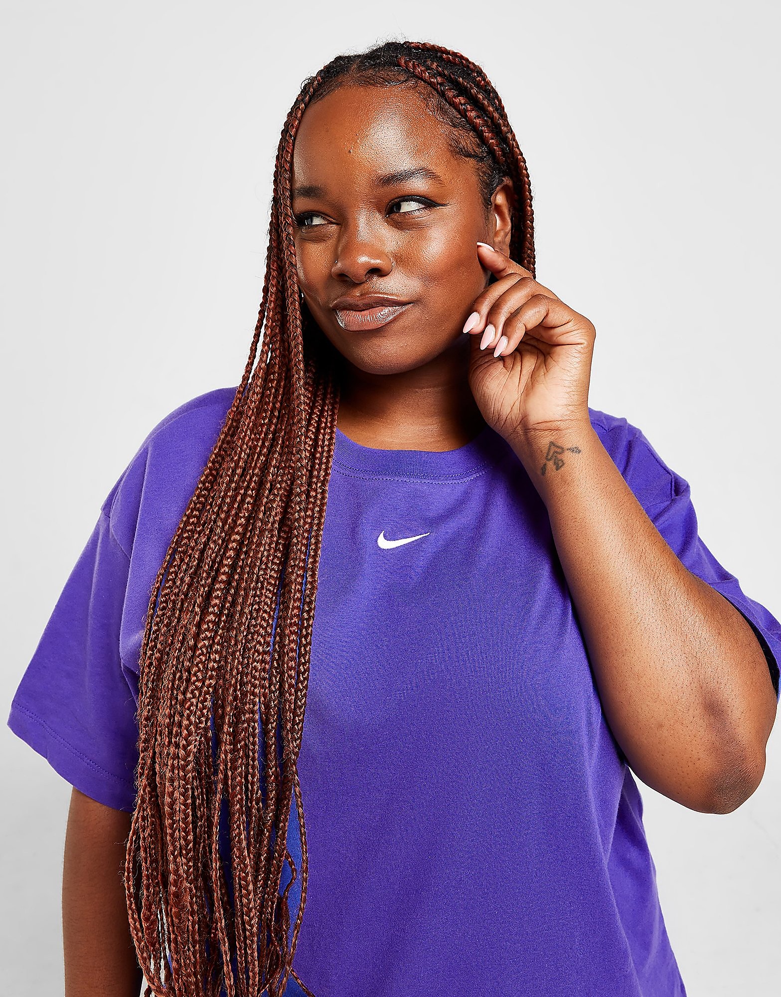 

Nike Plus Size Boyfriend T-Shirt - Blue - Womens, Blue