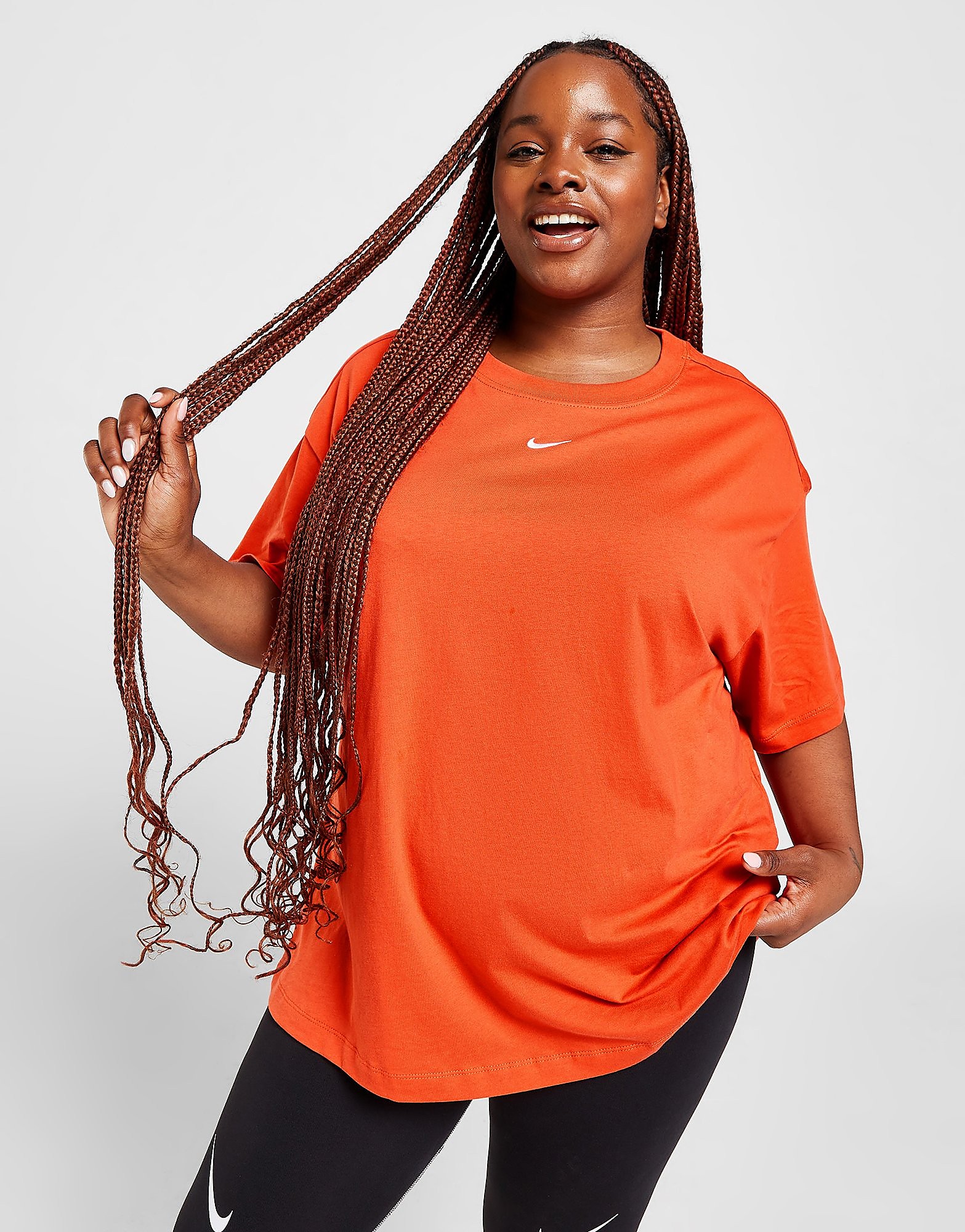 

Nike Plus Size Boyfriend T-Shirt - Orange - Womens, Orange