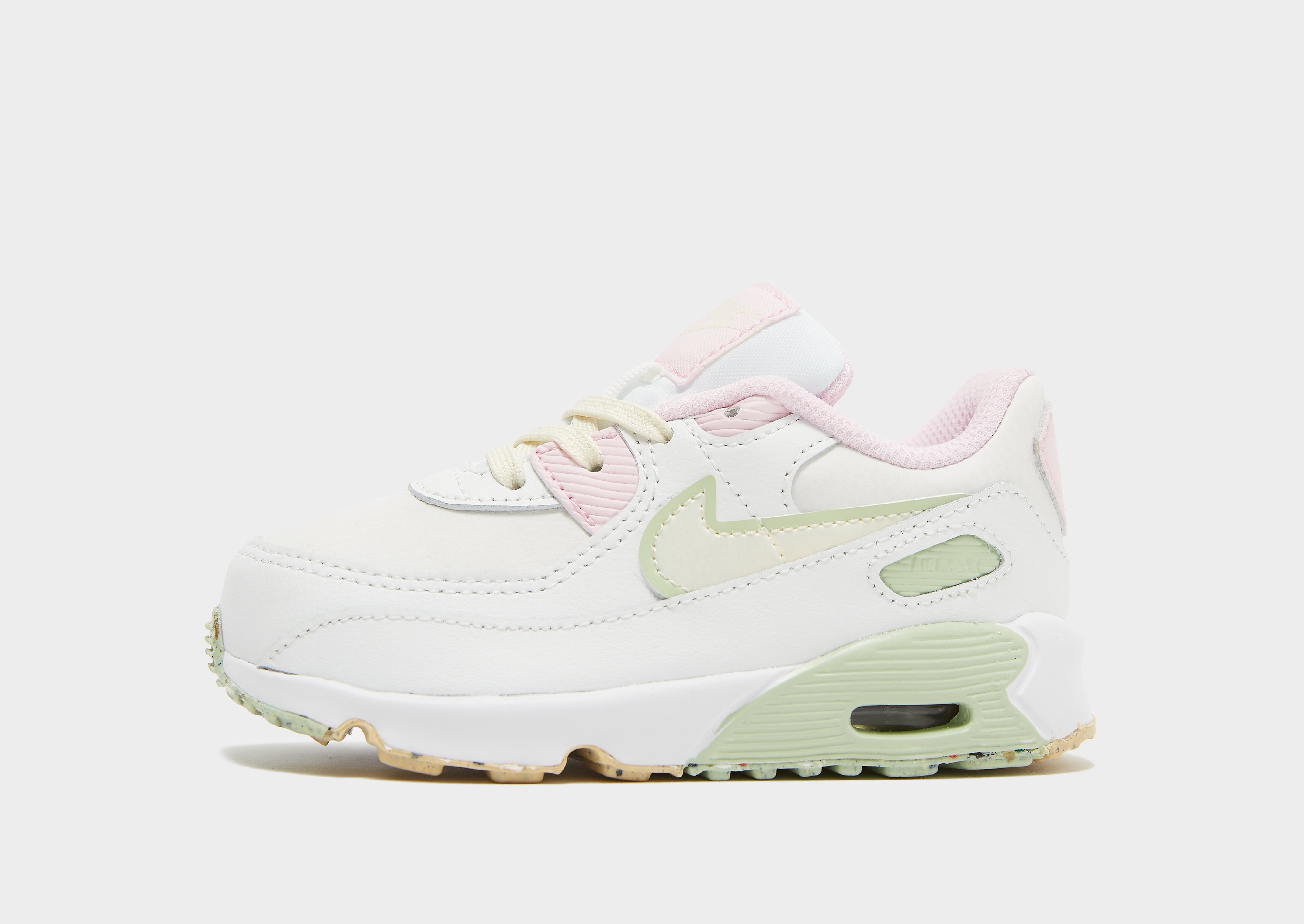 

Nike Air Max 90 Leather Infant - White - Kids, White