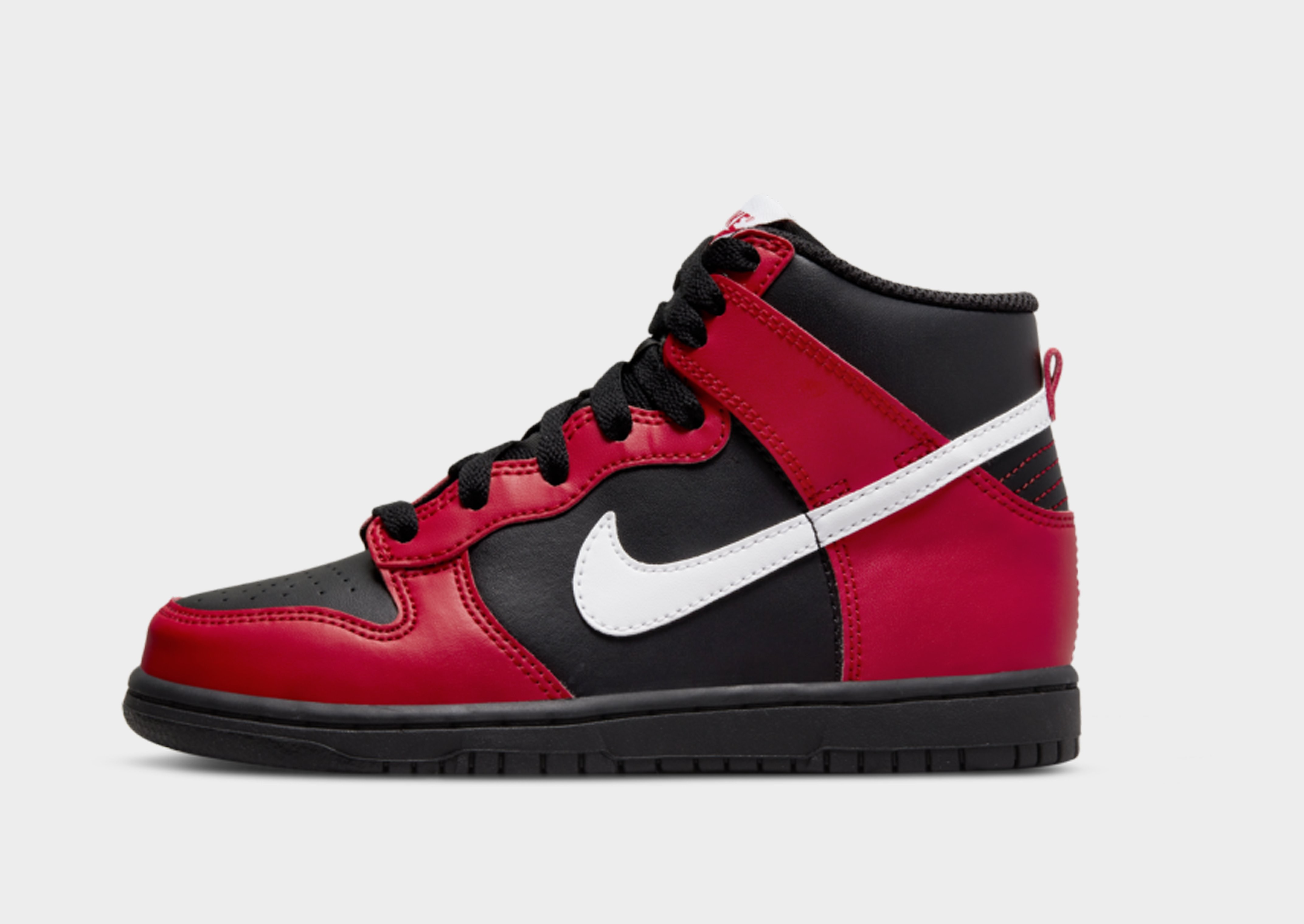 

Nike Dunk High Children - Only at JD - Black/Red - Kids, Black/Red