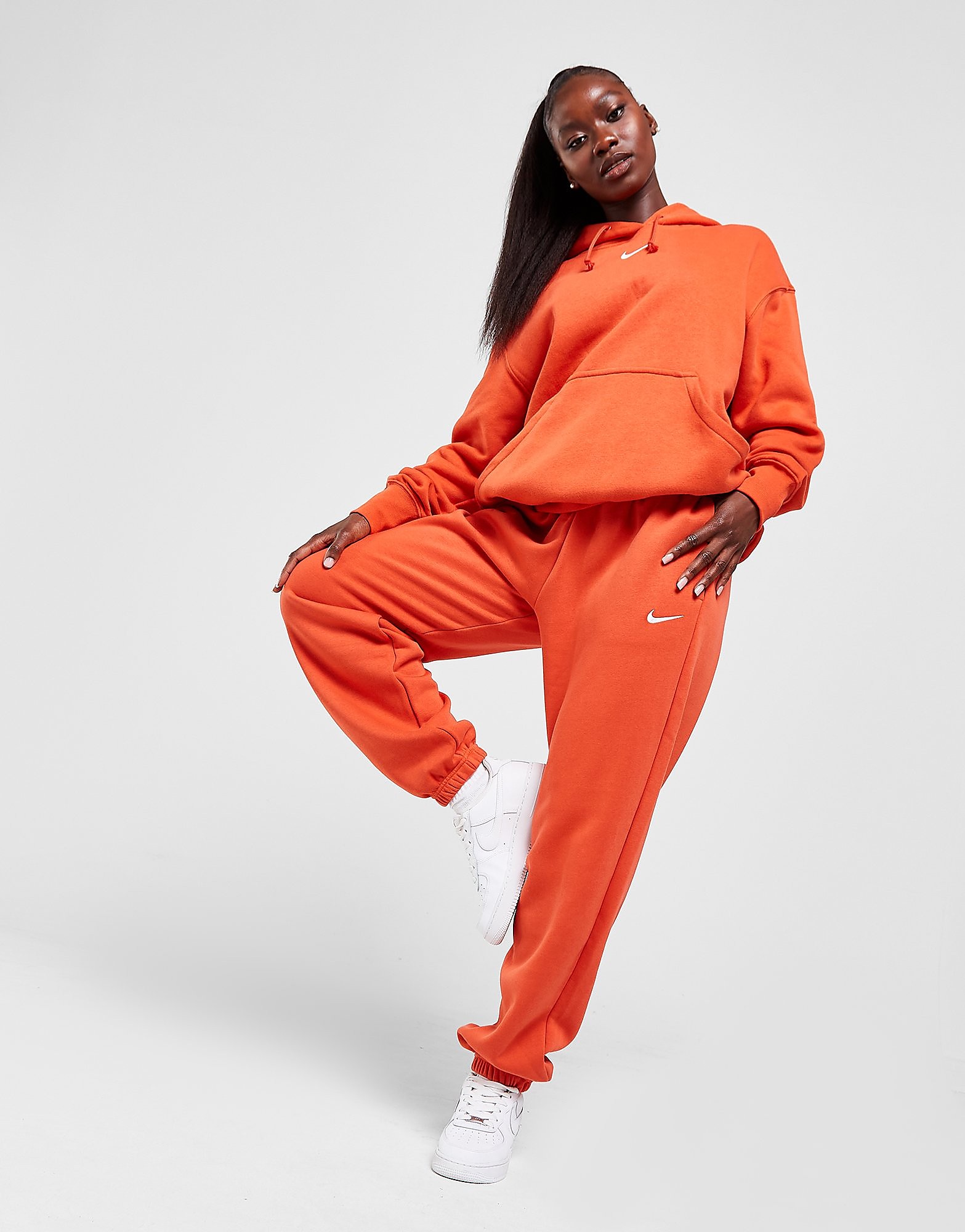 

Nike Phoenix Fleece Oversized Joggers - Mantra Orange/Sail - Womens, Mantra Orange/Sail