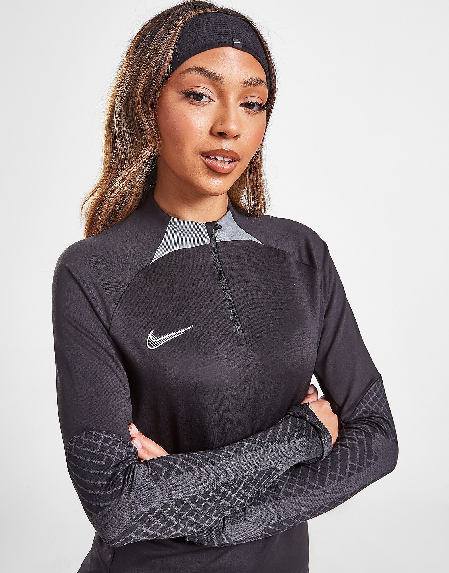 

Nike Strike 1/4 Zip Top - Black/Smoke Grey/White - Womens, Black/Smoke Grey/White
