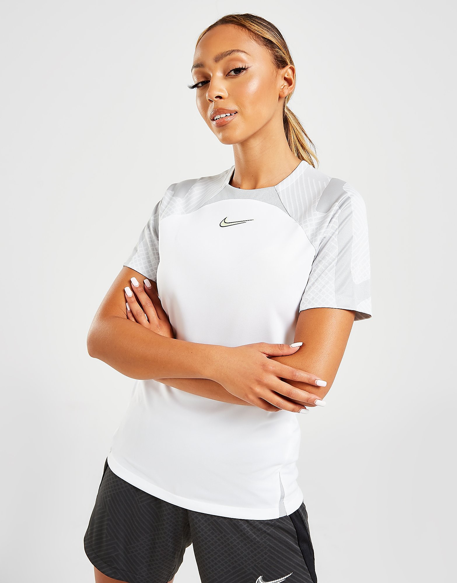 

Nike Strike Short Sleeve T-Shirt - White - Womens, White