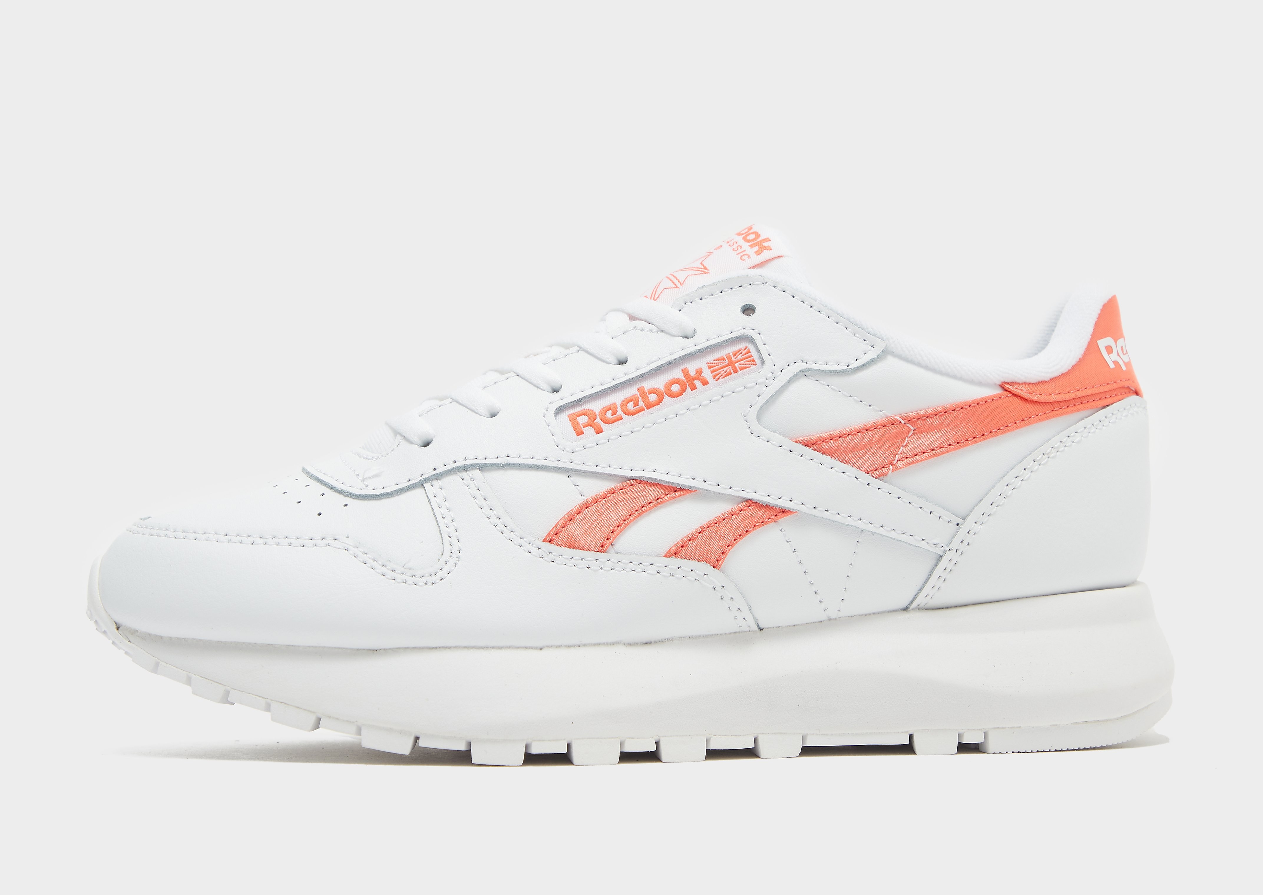 

Reebok Classic Leather SP Women's - Cloud White / Cloud White / Semi Orange Flare, Cloud White / Cloud White / Semi Orange Flare