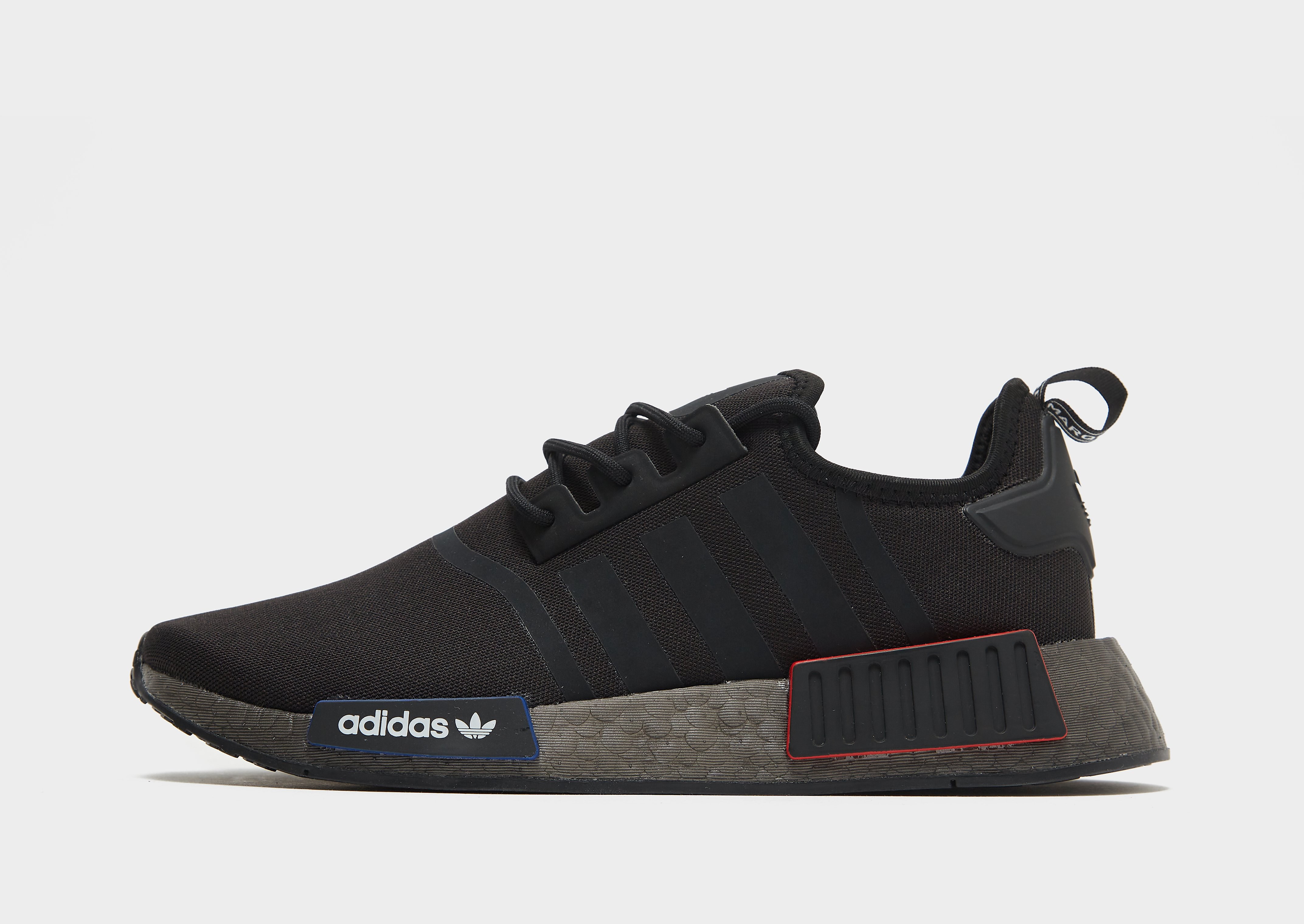 

adidas Originals NMD_R1 - Core Black / Core Black / Grey Five - Mens, Core Black / Core Black / Grey Five