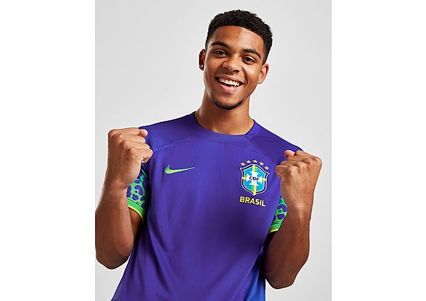 Nike Brazil 2022 Away Shirt - BLUE - Mens, BLUE