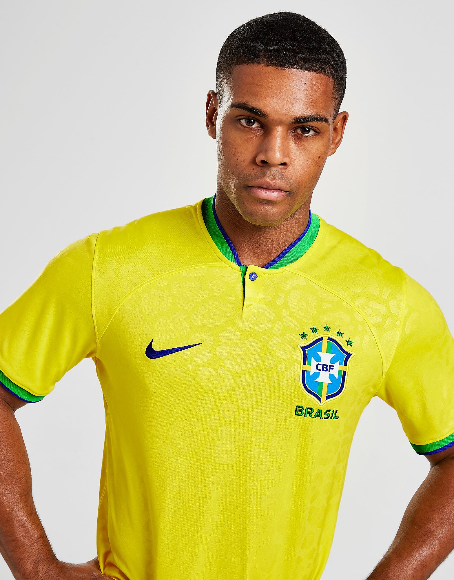 

Nike Brazil 2022 Home Shirt - YELLOW - Mens, YELLOW